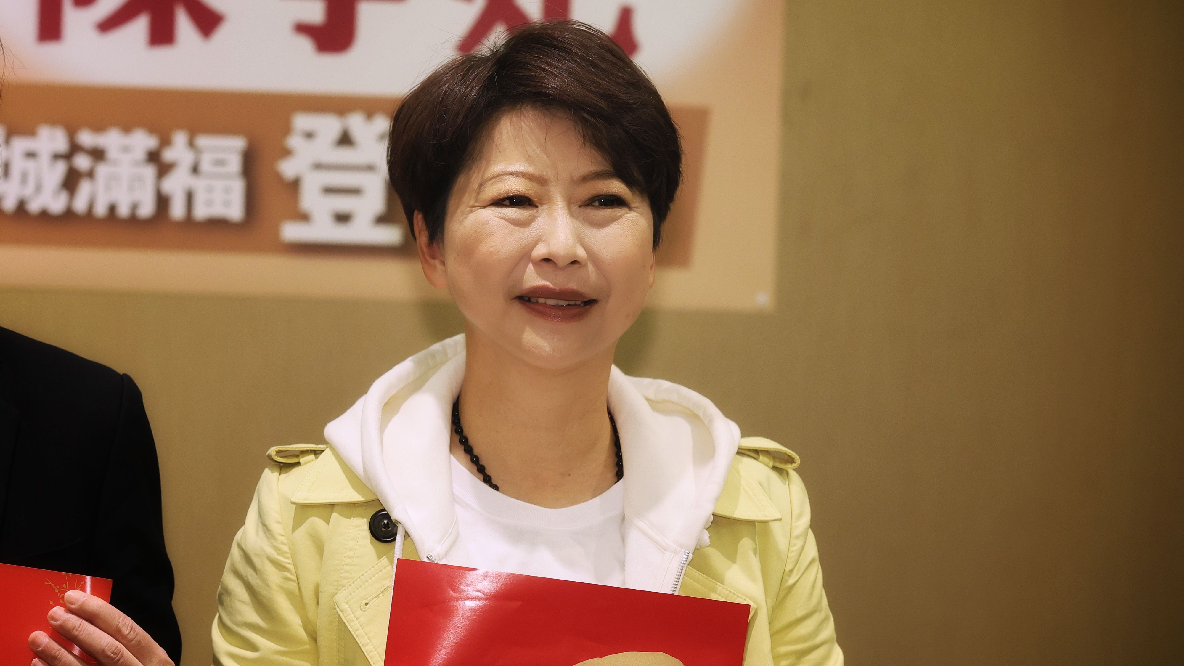 20260123-民進黨立委王世堅和陳亭妃（見圖）23日舉行記者會。（柯承惠攝）