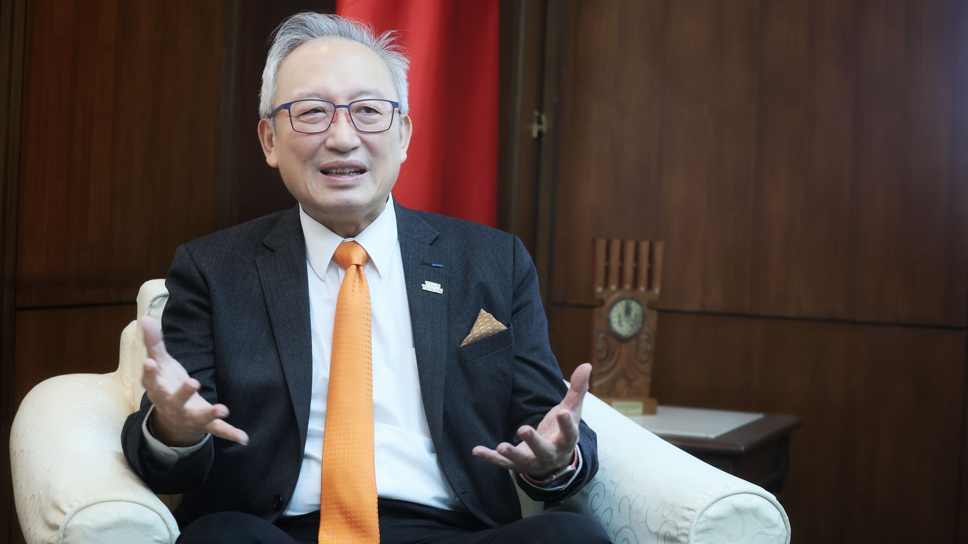 20260123-專訪外交部政務次長吳志中。（柯承惠攝）