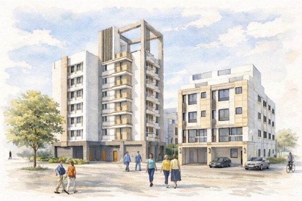 兆國上東琚位於環境優美的東勢，近期即將推出，超低25%公設智慧宅是最大亮點。（圖/業者提供）