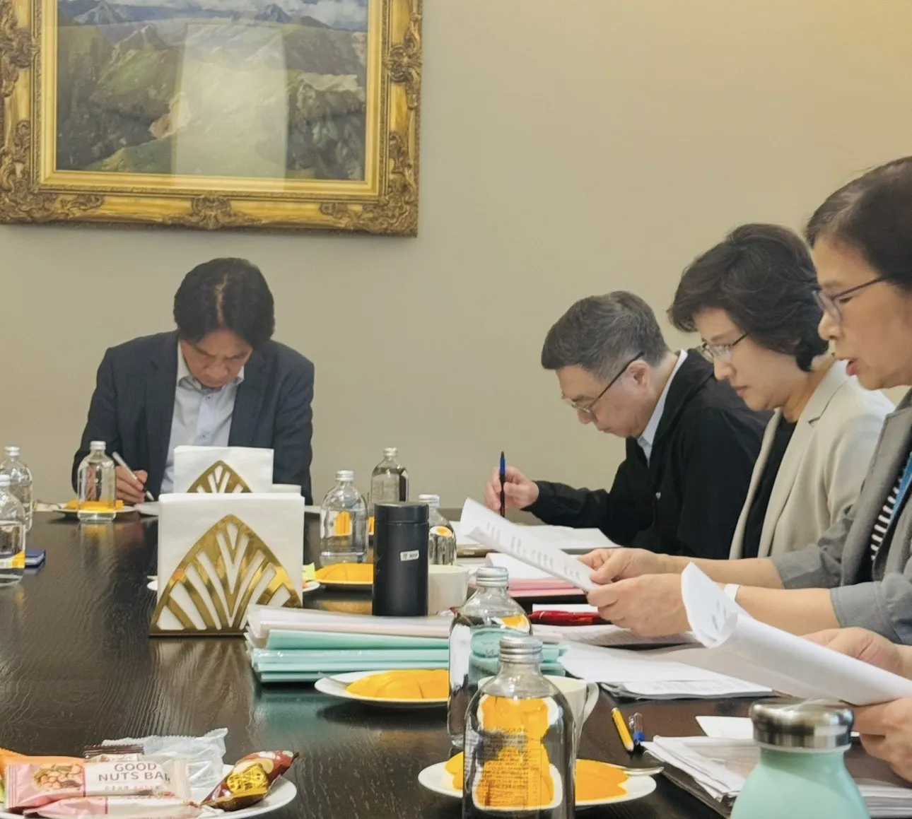 20260127-總統賴清德接受《民視》專訪，提到台灣團隊關稅談判的過程。（總統府提供）