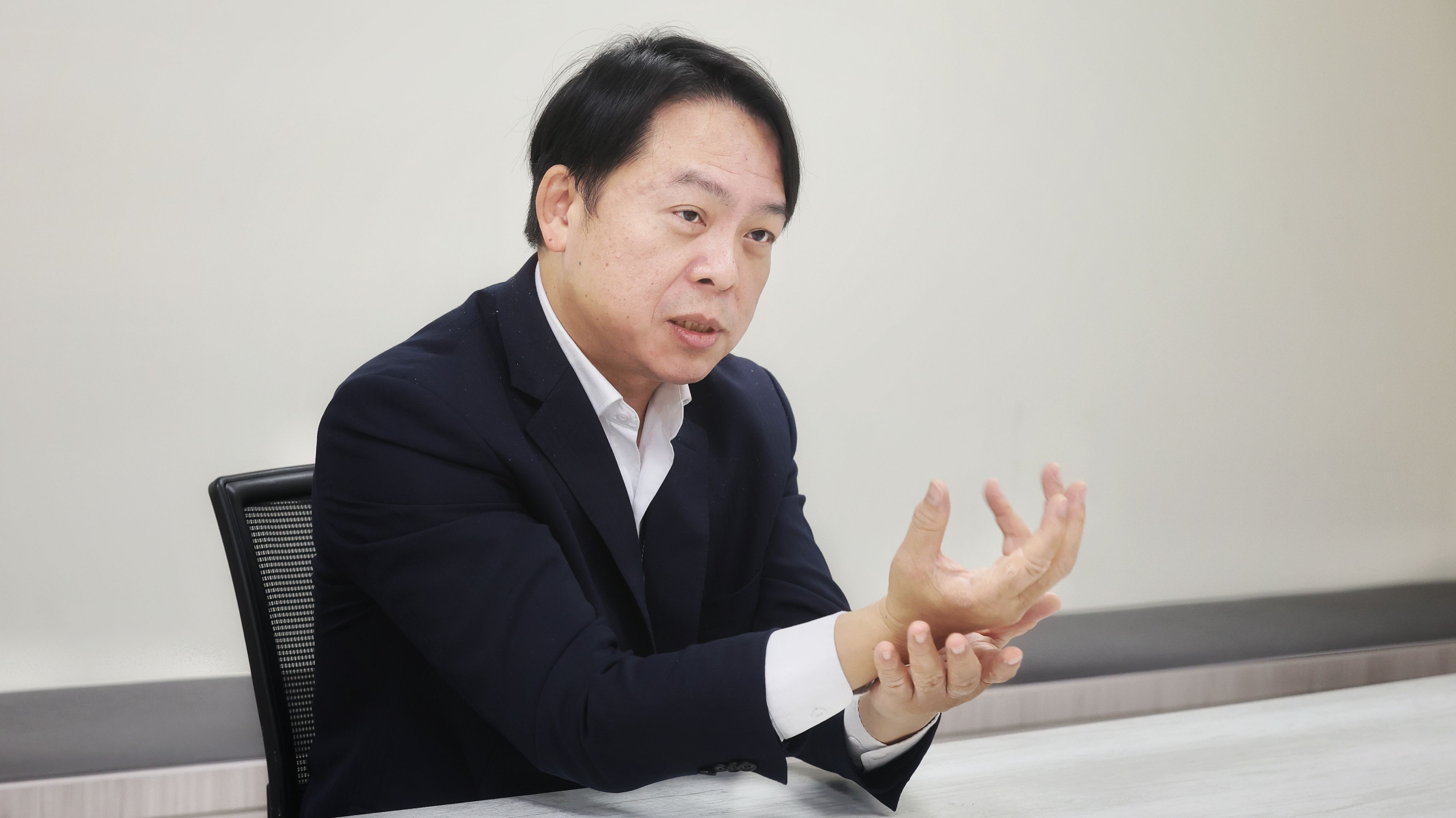 20260128-專訪華碩雲端暨台智雲總經理吳漢章。（柯承惠攝）