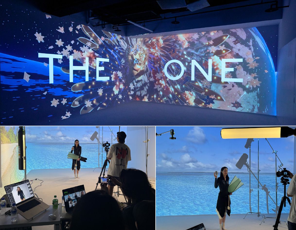 2025年二月，陽獅集團台灣以專業級規格打造ONE SPACE攝影棚，成為「AI拓想」世界觀的實體基礎。