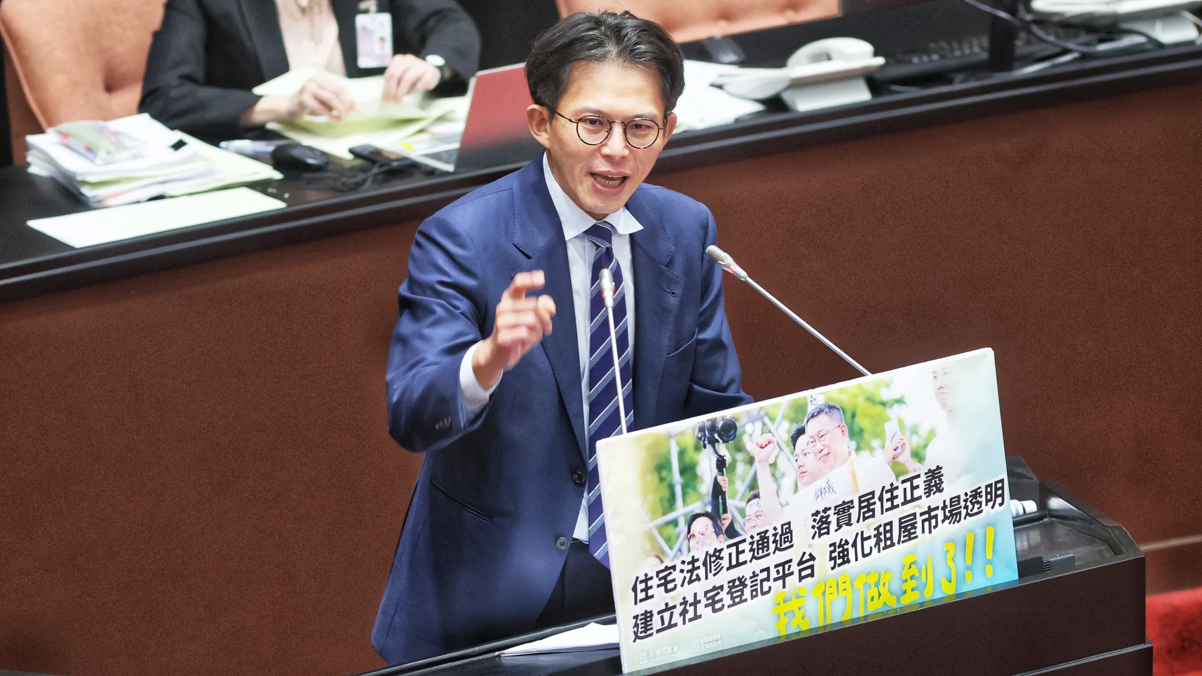 20260130-立委黃國昌30日在立法院院會發言。（柯承惠攝）立委黃國昌
