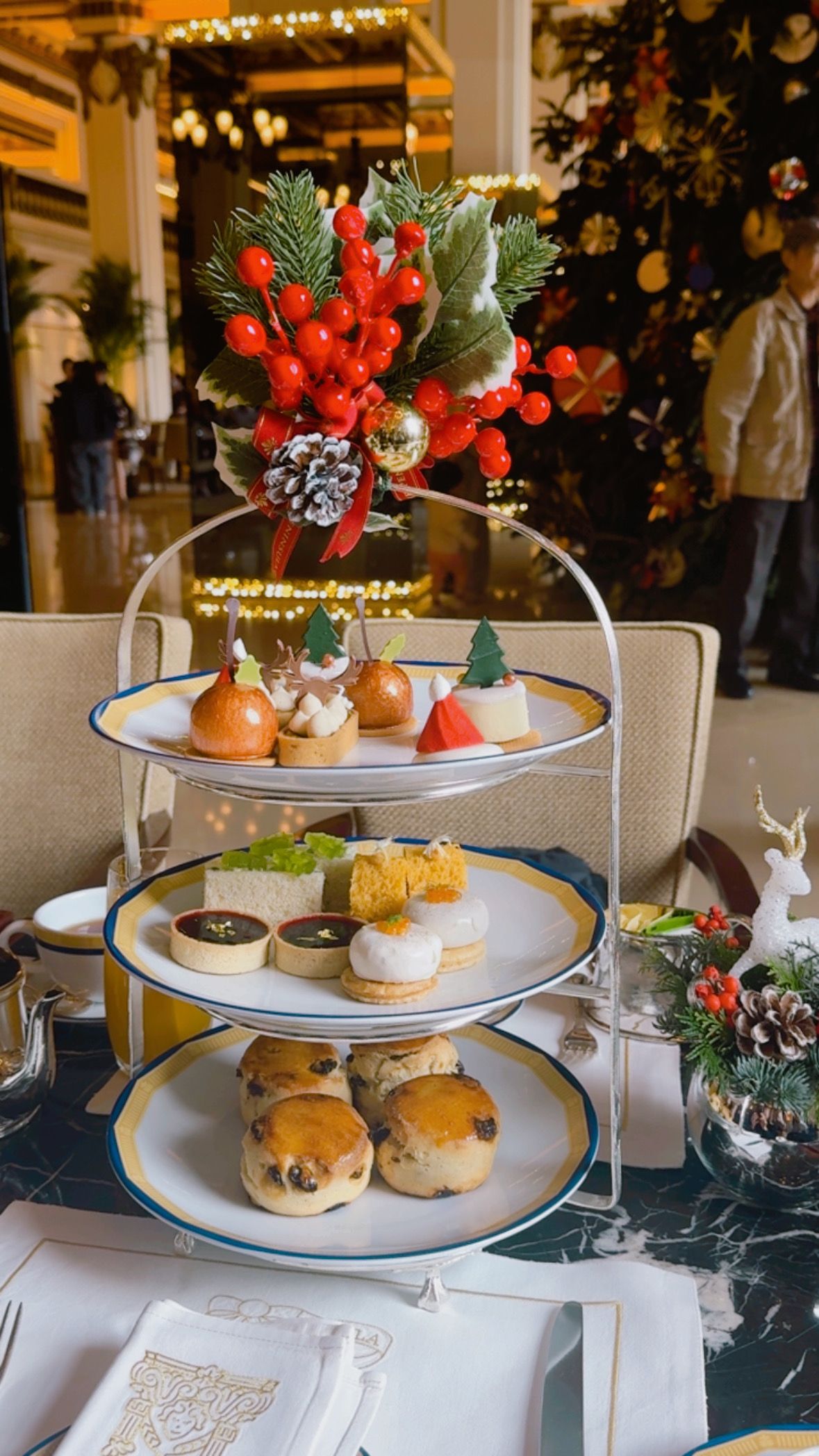 半島酒店的節慶不僅是視覺饗宴，也是一場味覺的慶典。（劉芯衣攝）