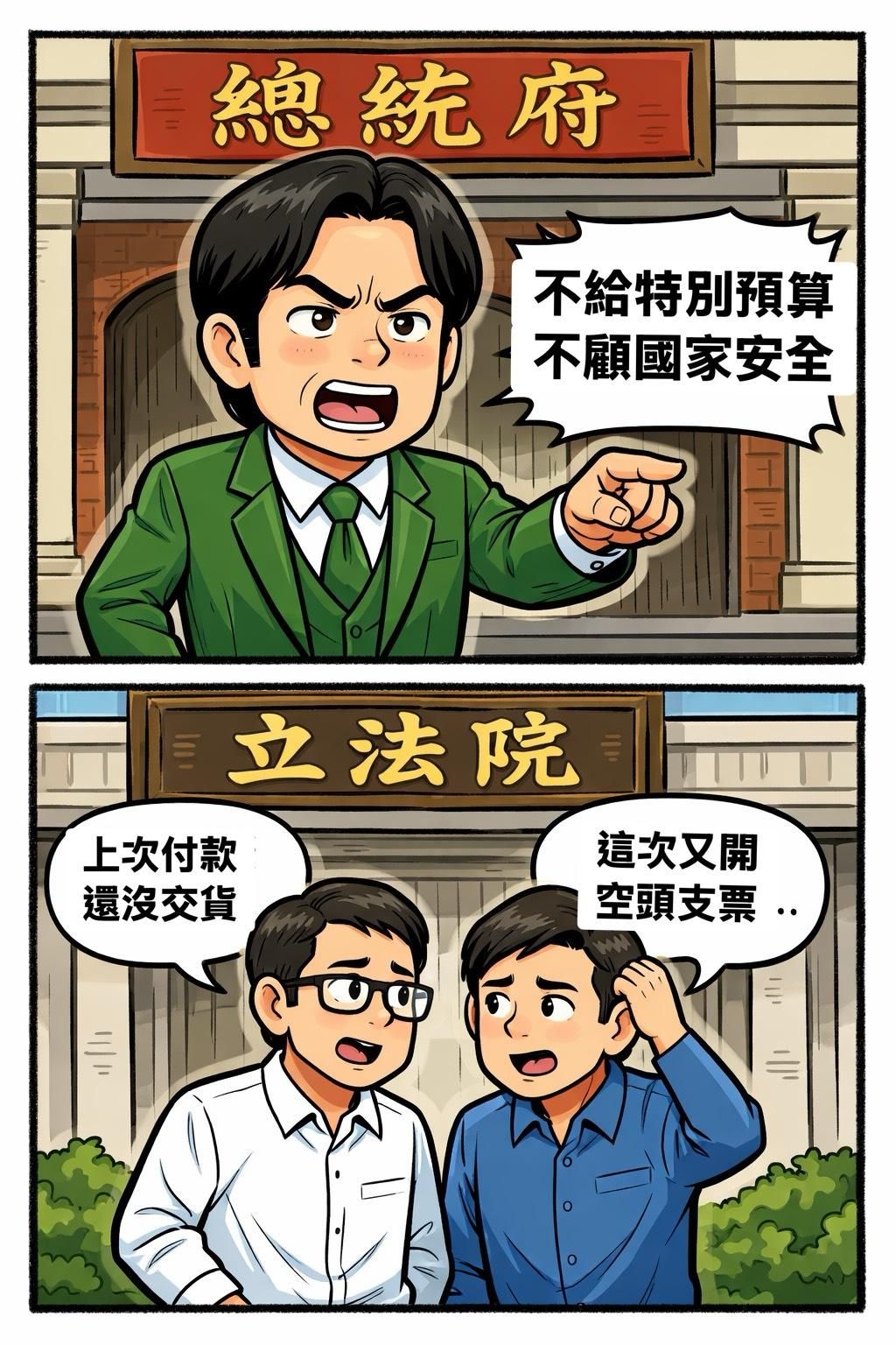 錢要花在刀口上。（ 圖文設計：Chu Johnson；漫畫生成：ChatGPT.）