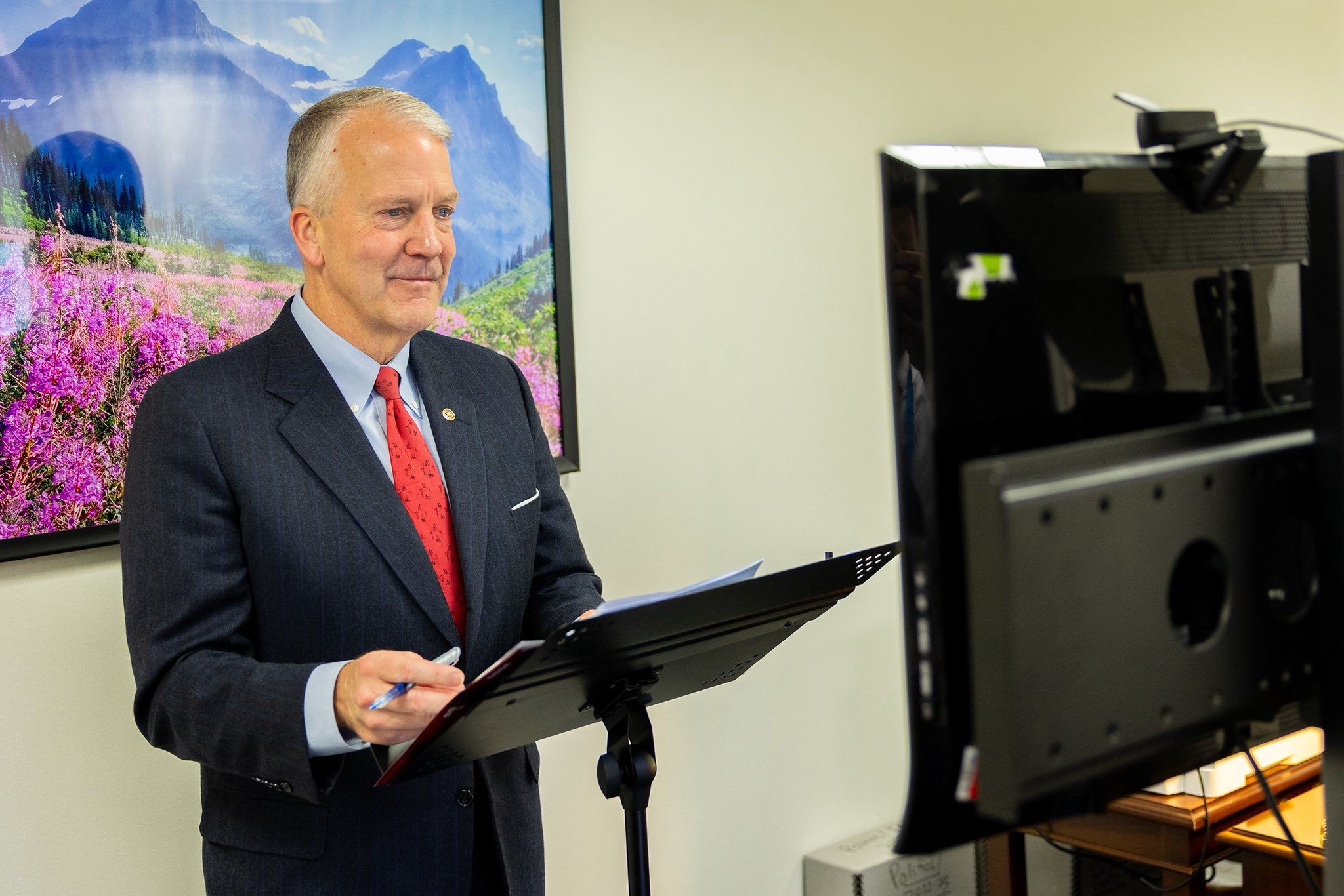 美國阿拉斯加州聯邦參議員蘇利文。（翻攝自個人臉書粉專）