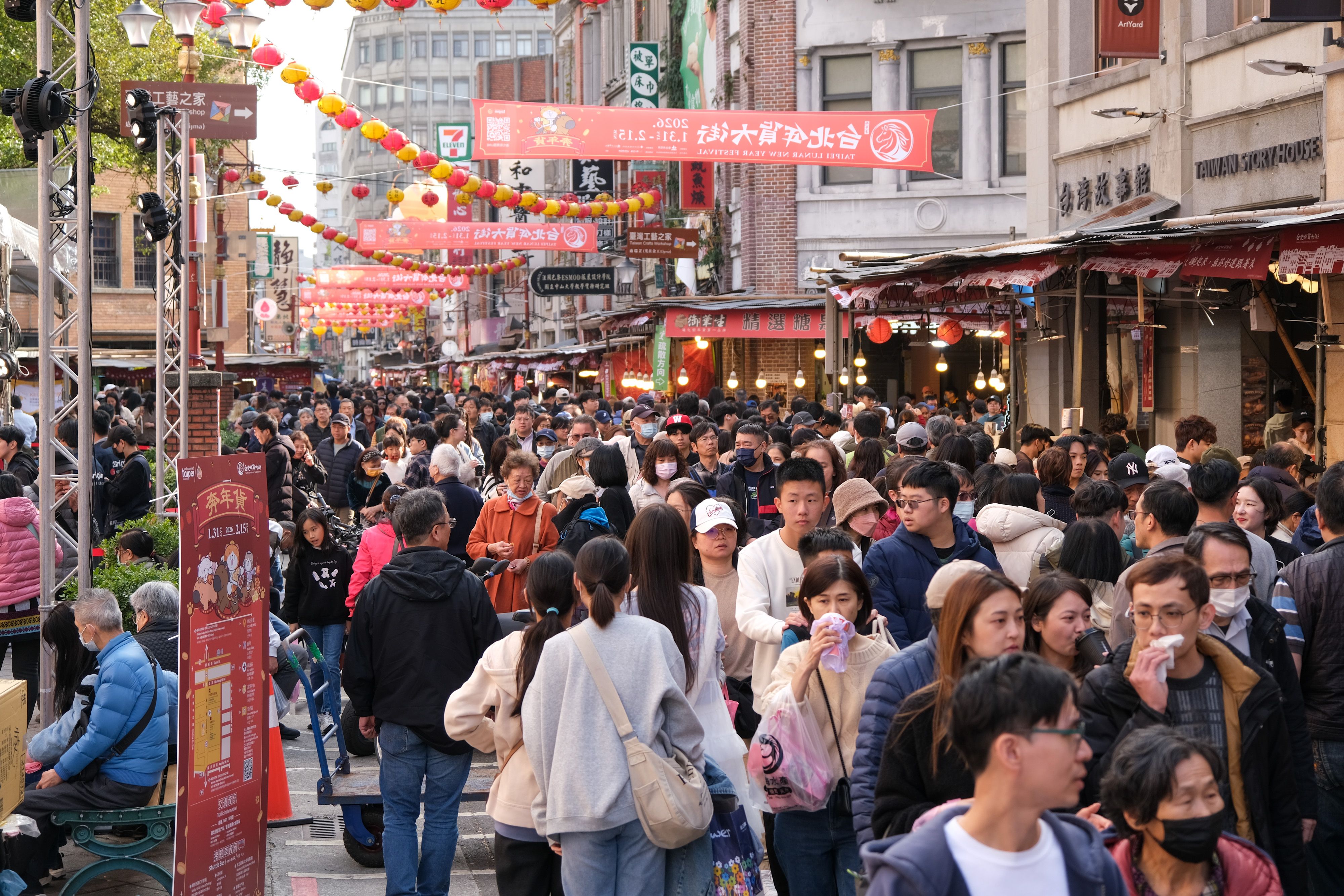 20260203-2026台北年貨大街。（劉偉宏攝）