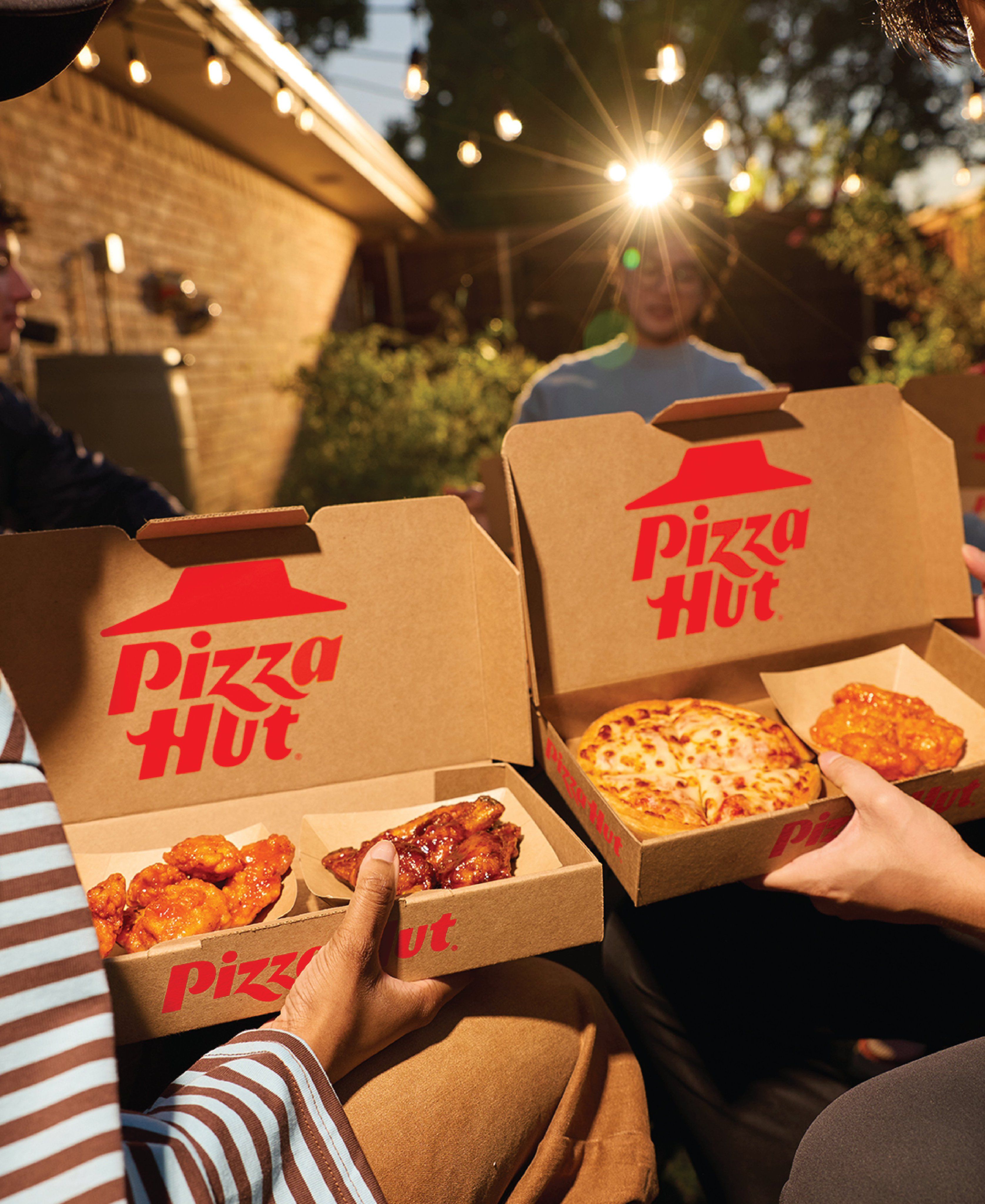 知名披薩連鎖品牌Pizza Hut推出的個人餐盒。（取自官方X粉專）