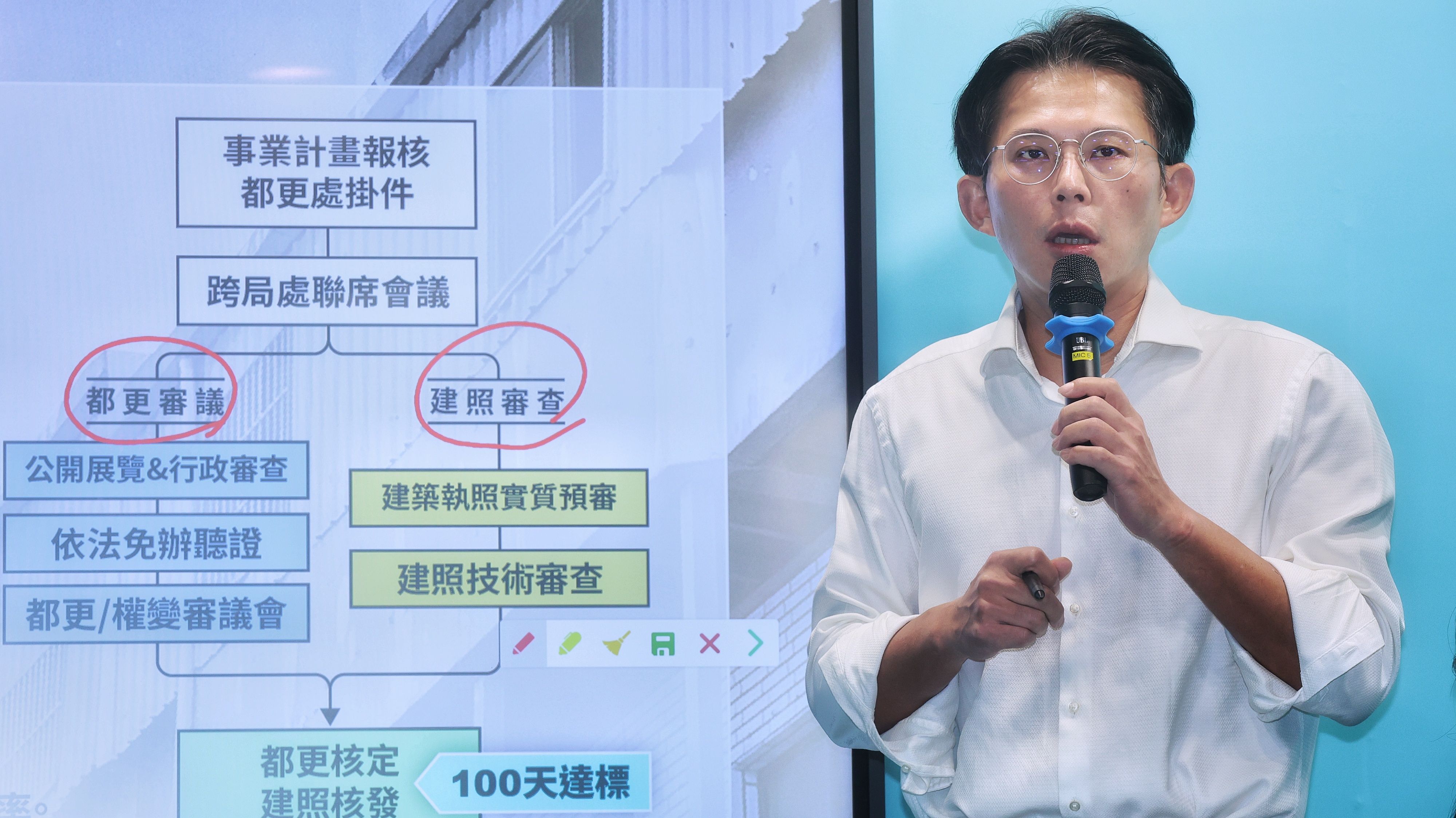 20260206-民眾黨主席黃國昌6日舉行參選新北市長政見記者會。（柯承惠攝）