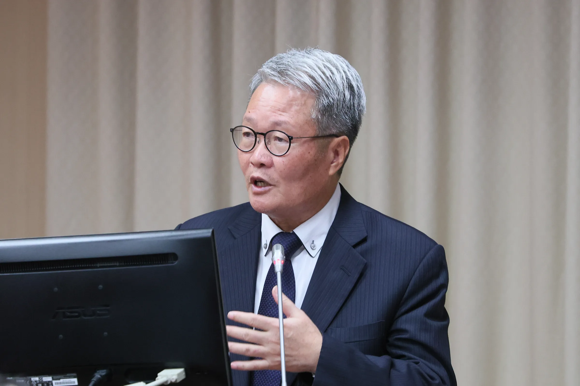 陳欧珀氏、林聡賢氏がそれぞれの事情で退いた後、宜蘭県は陳金徳氏（写真）が実権を握っている。（資料写真、顔麟宇撮影）
