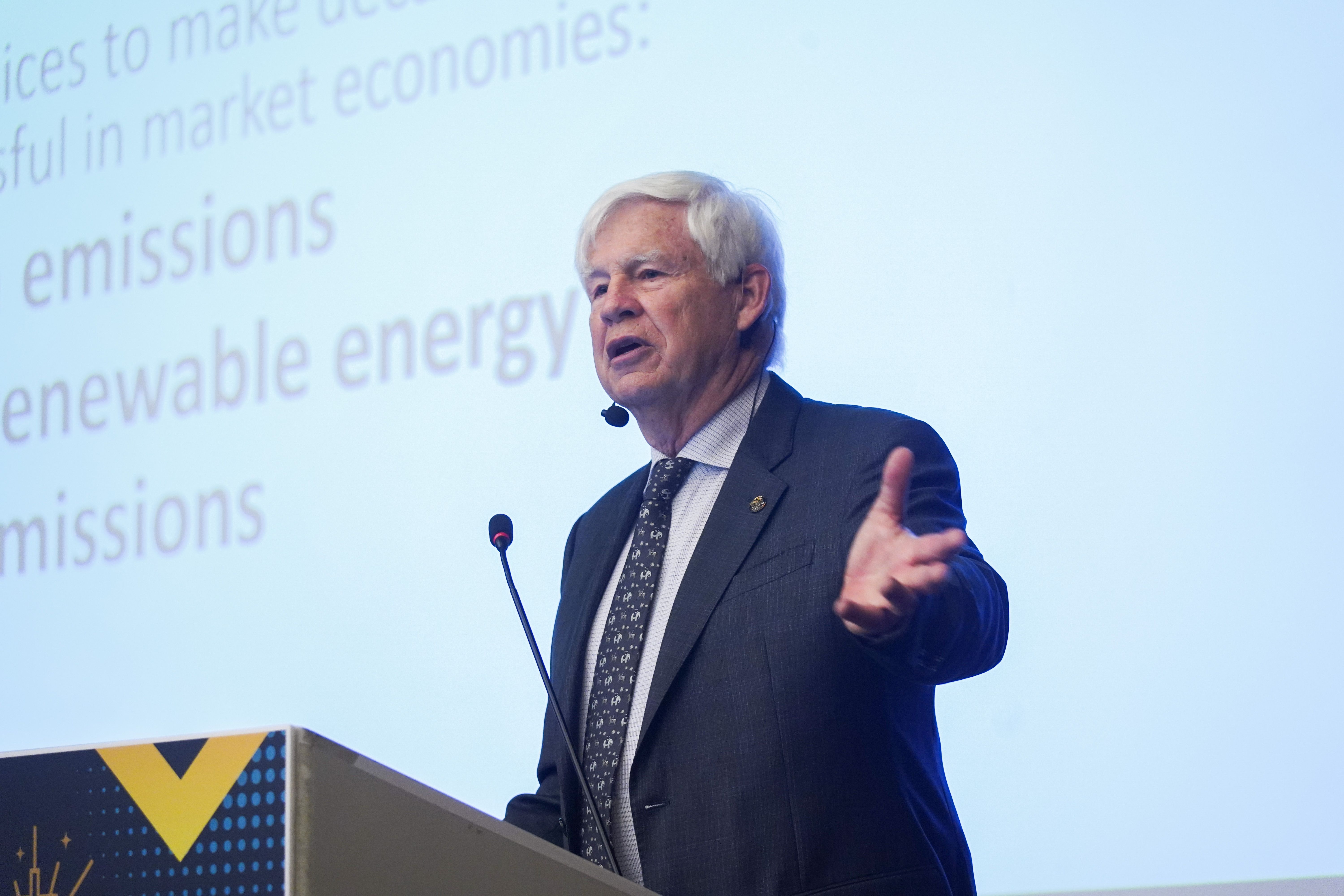 20260202-諾貝爾經濟獎得主Robert Engle專題演講。(蔡親傑攝)