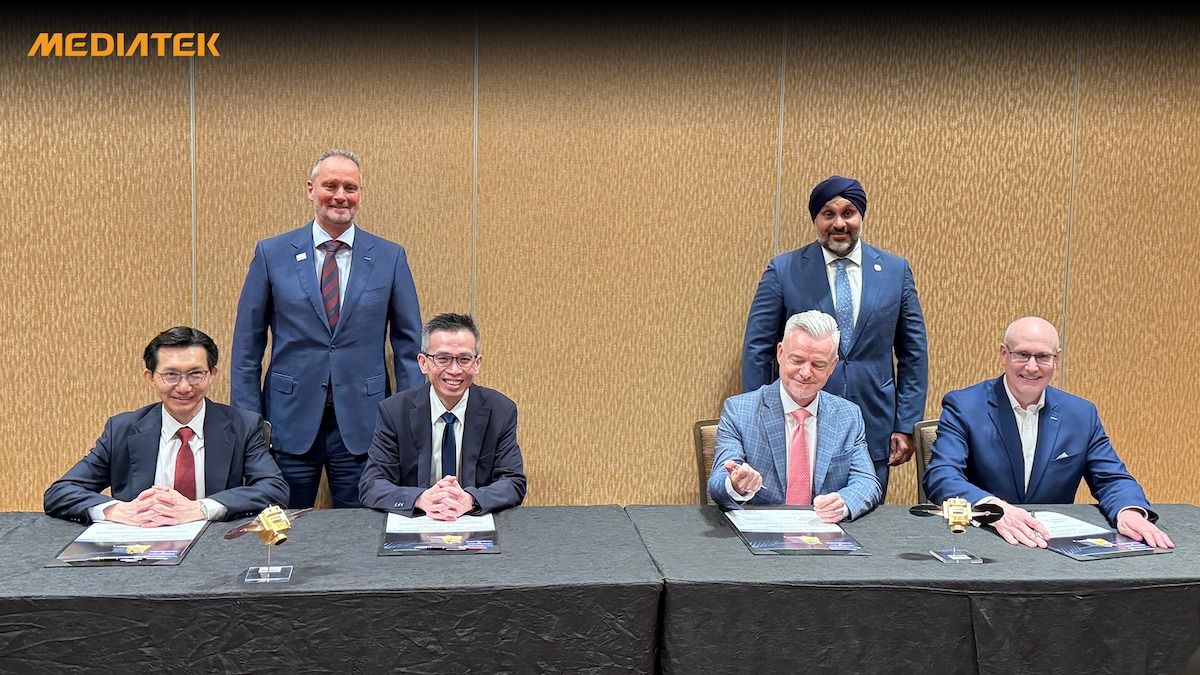 20260209-聯發科攜手Airbus、Keysight等四強共組NTN聯盟。（取自聯發科臉書）