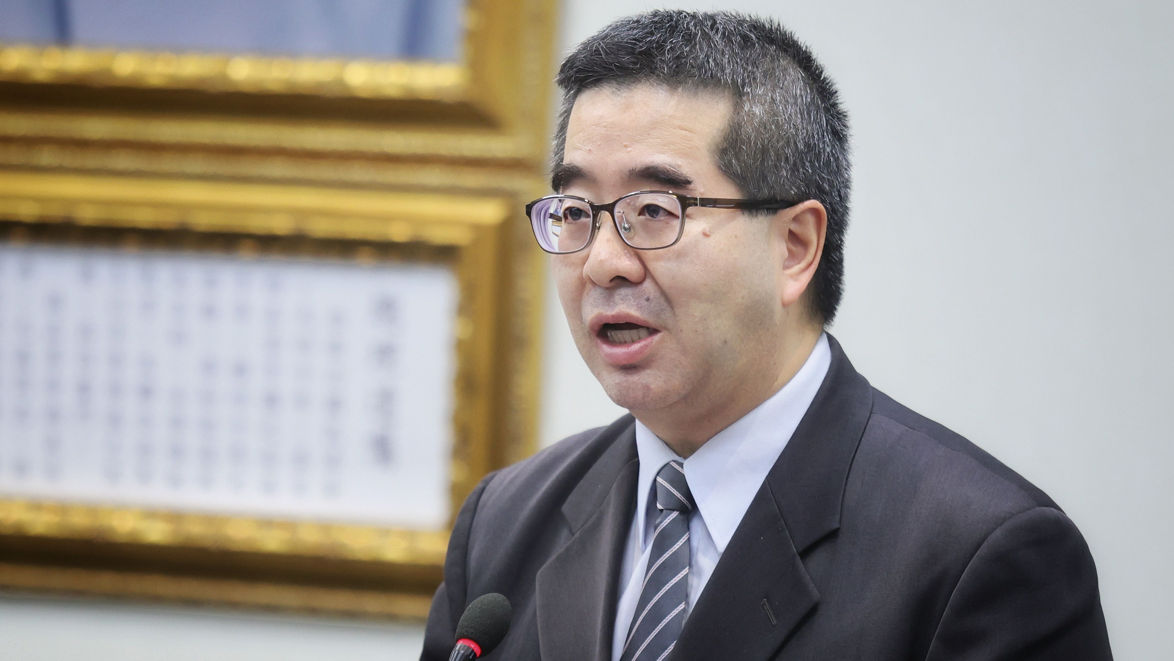 20260211-國民黨副主席蕭旭岑11日出席國民黨中常會。（柯承惠攝）