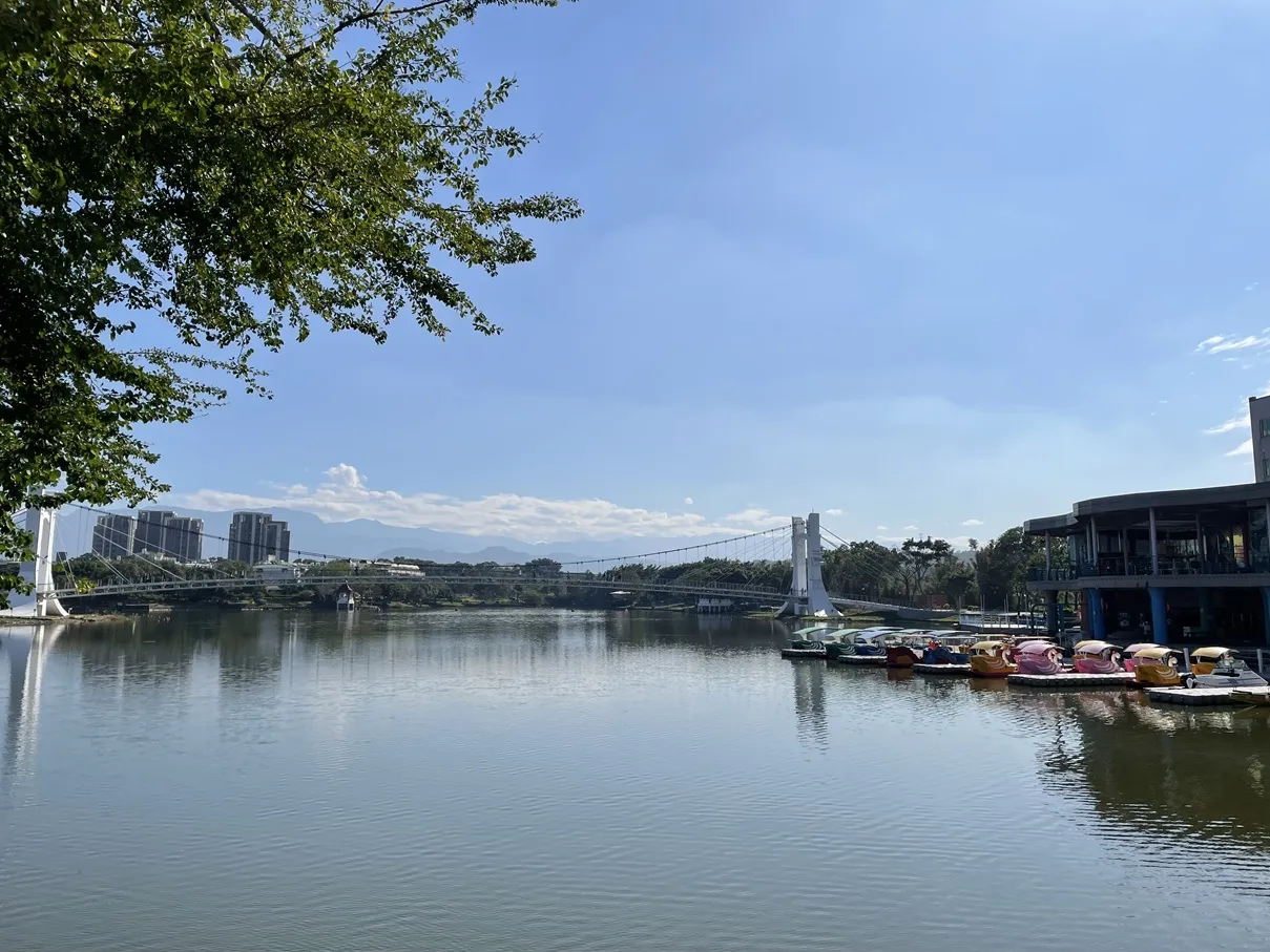 龍潭大池。（圖／桃園市政府觀旅局提供）