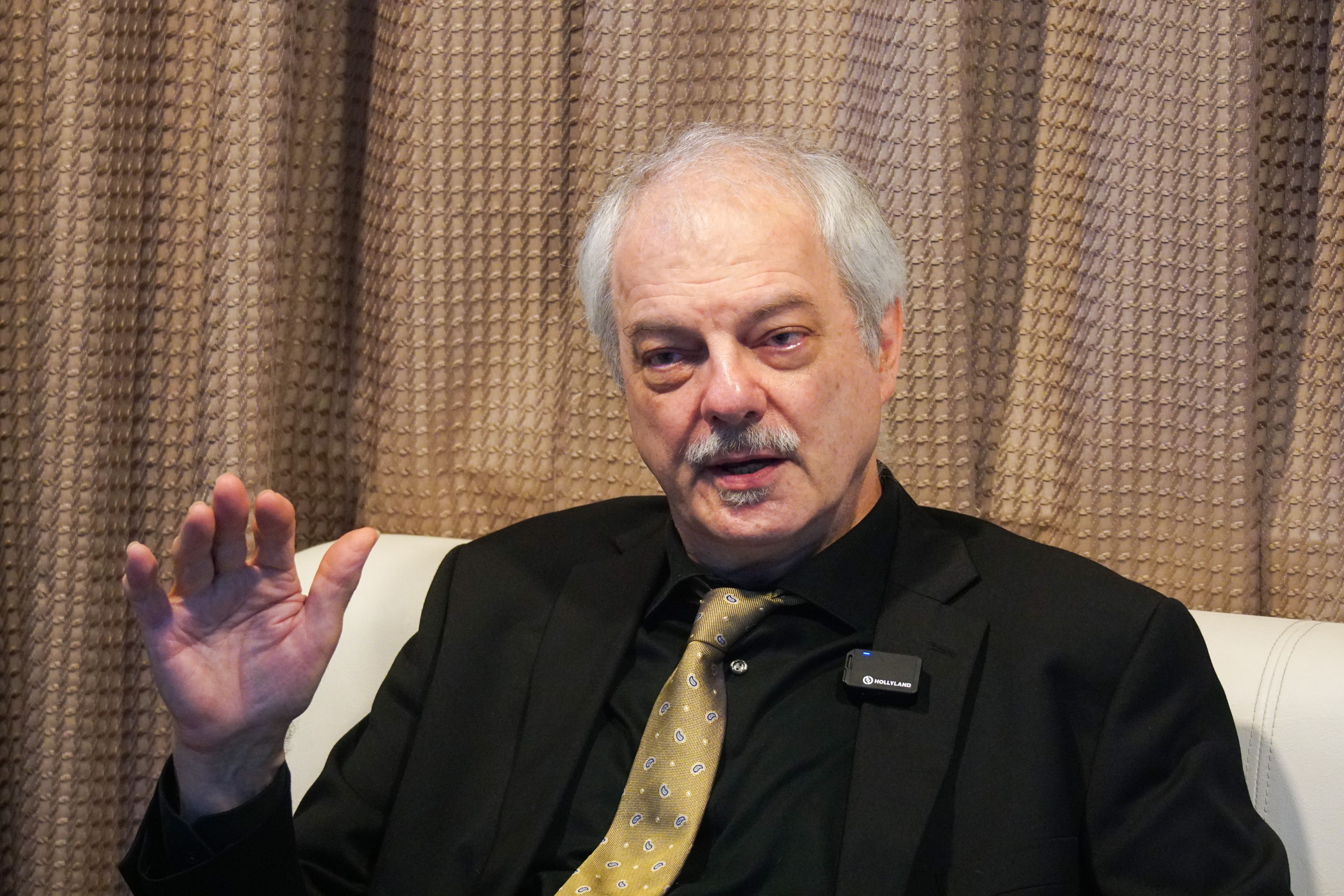 20260126-諾貝爾化學獎得主Morten Meldal專訪。(蔡親傑攝)