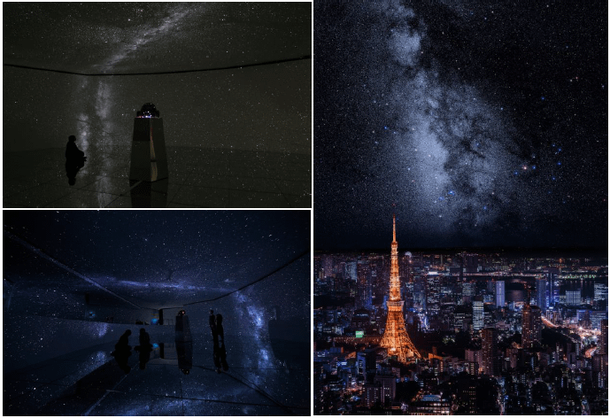 「『チ。 ―地球の運動について―』×東京シティビュー ～世界の見方が変わる体験を、展望台で～」ビジュアル 。画像提供：大平技研