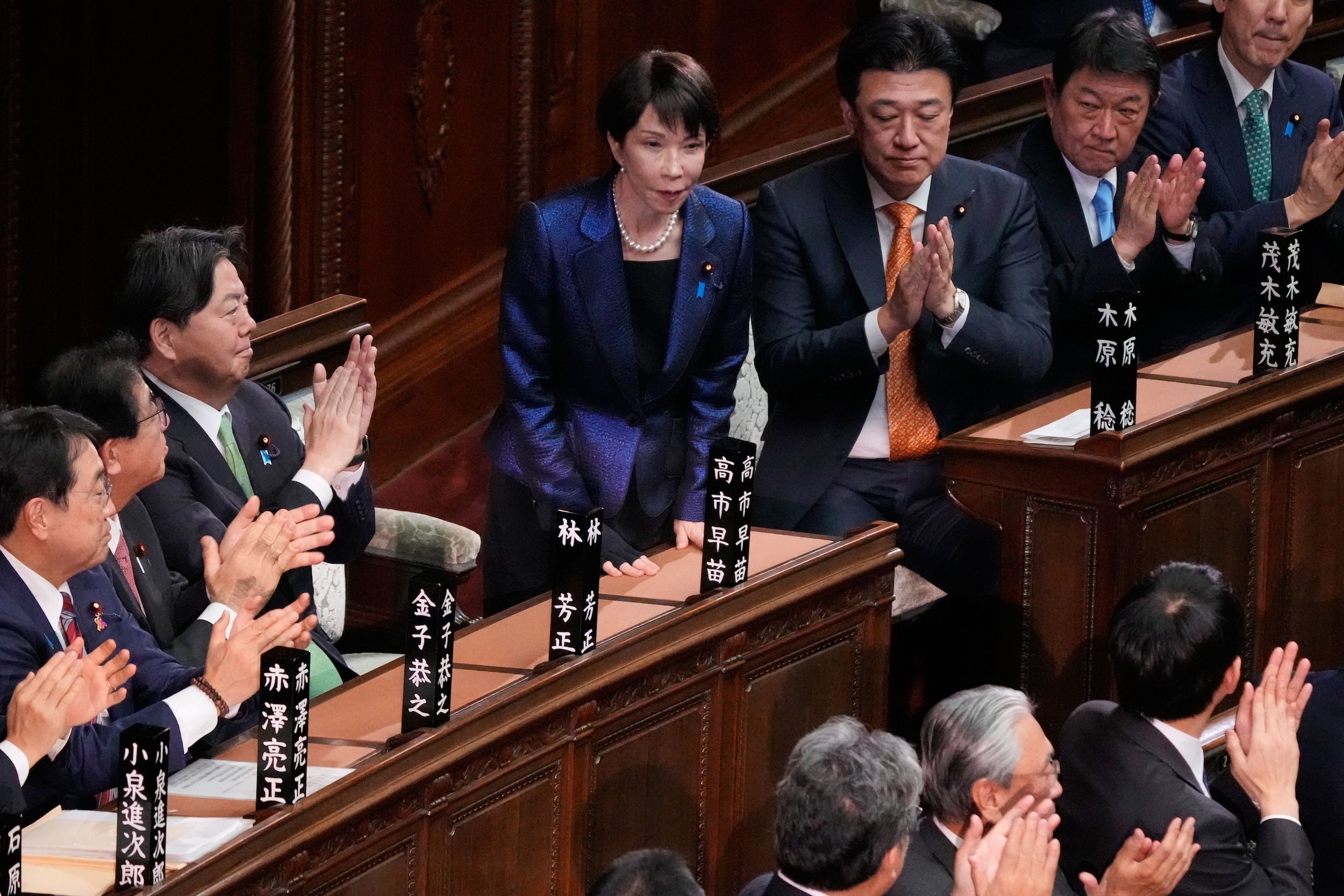 On February 18, 2025, Sanae Takaichi was re-elected as Japan's Prime Minister at a special session of the lower house.