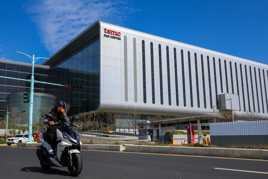 TSMC facility in Hsinchu. (AP)