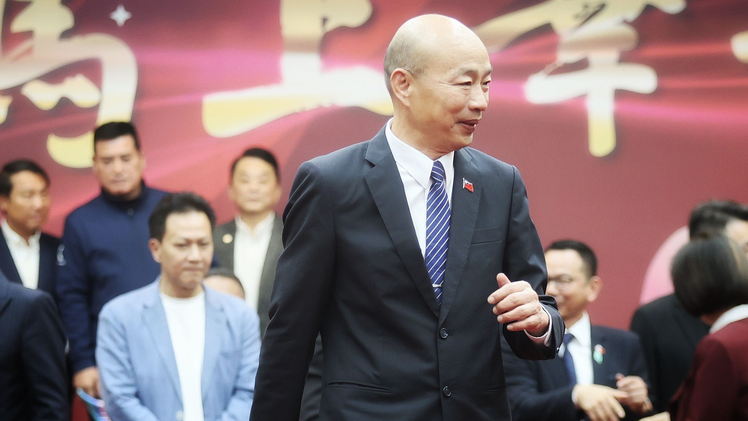 20260224-立法院長韓國瑜24出席立法院115年新春團拜。（柯承惠攝）