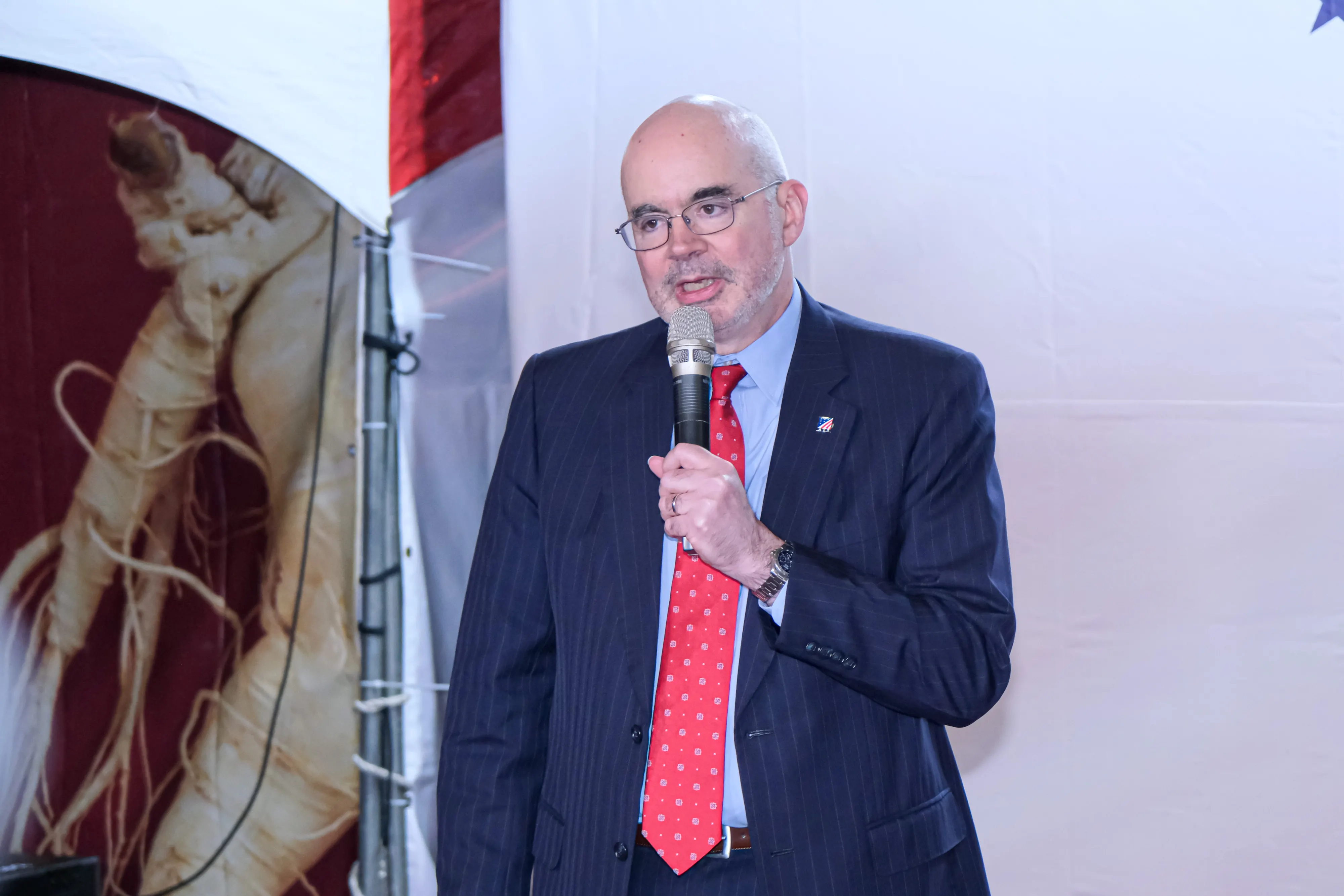 20260225-台北燈節於25日登場，圖為AIT處長谷立言。（劉偉宏攝）