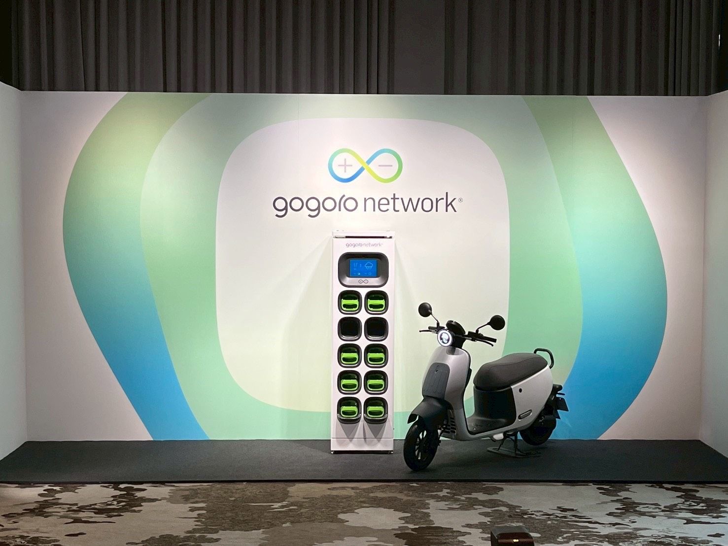 20260225-輕量化換電站「GoStation Q」，體積僅為現有GoStation的3分之1。（讀者提供）