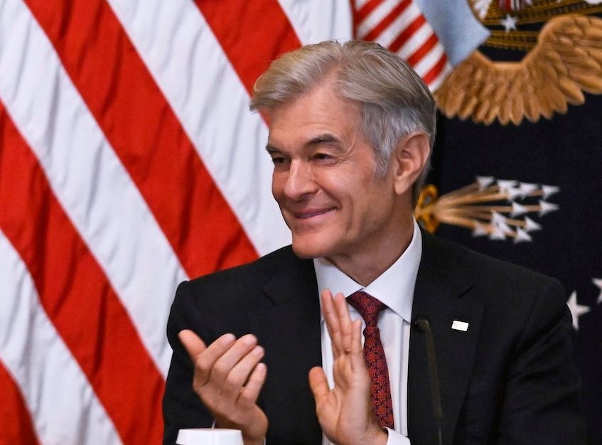 美國聯邦醫療保險暨醫療補助服務中心（CMS）局長歐茲（Mehmet Oz）。（美聯社）