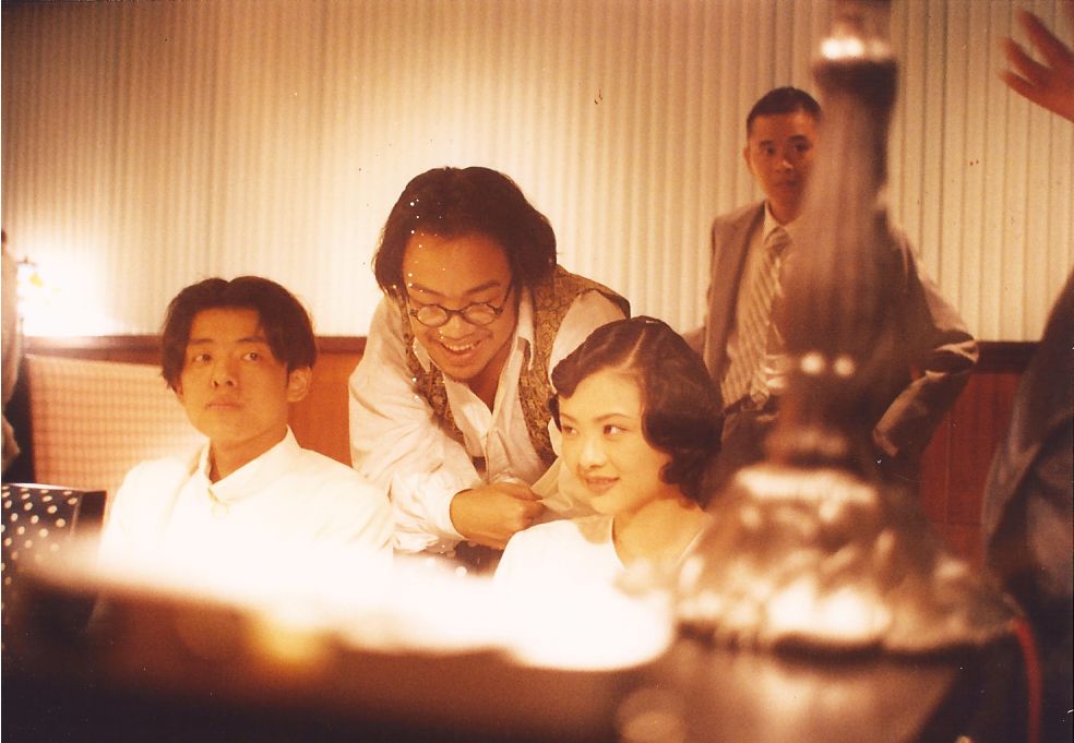 《天馬茶房》卡司眾星雲集。圖左起：林強、葉天倫、蕭淑慎。（圖／鴻聯國際開發股份有限公司提供）