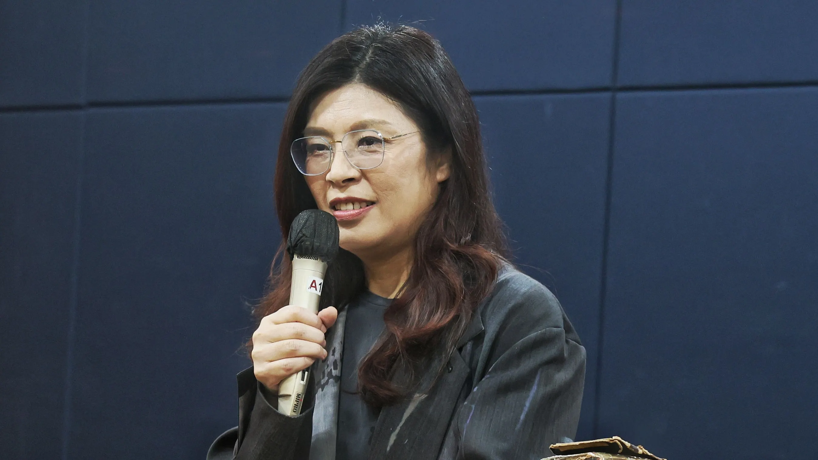 20260227-國民黨主席鄭麗文27日出席「我聞228」新書發表會。（柯承惠攝）