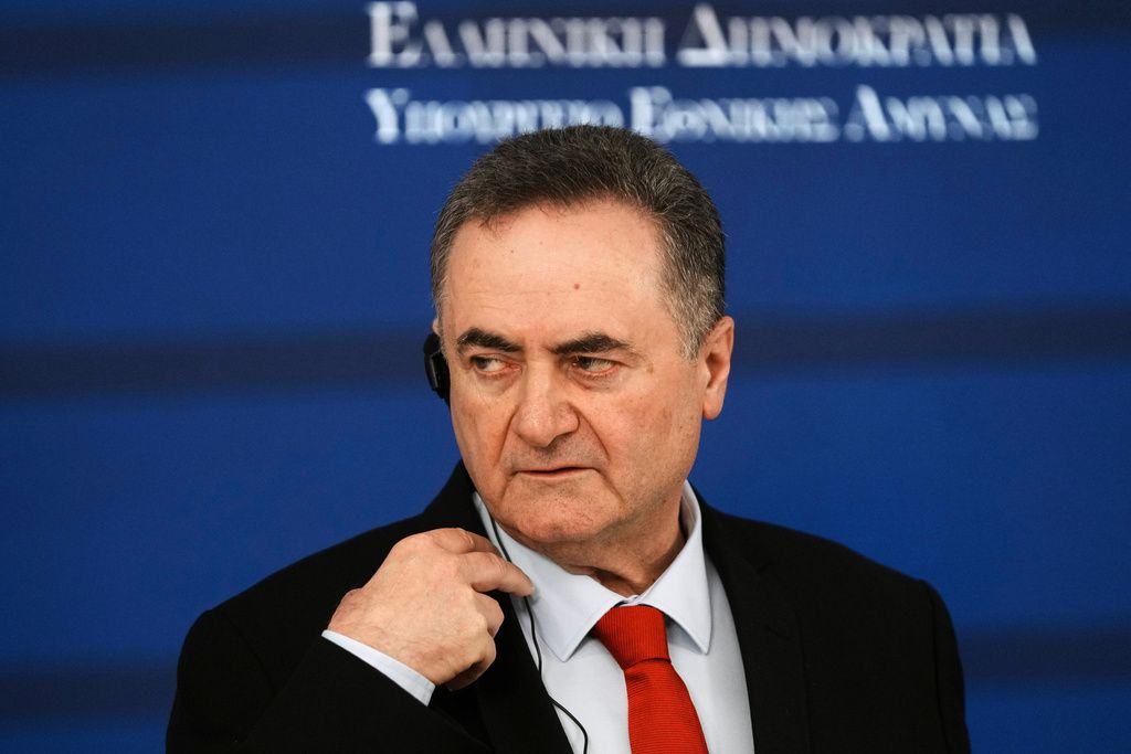 以色列國防部長卡茲（Israel Katz）。（美聯社）