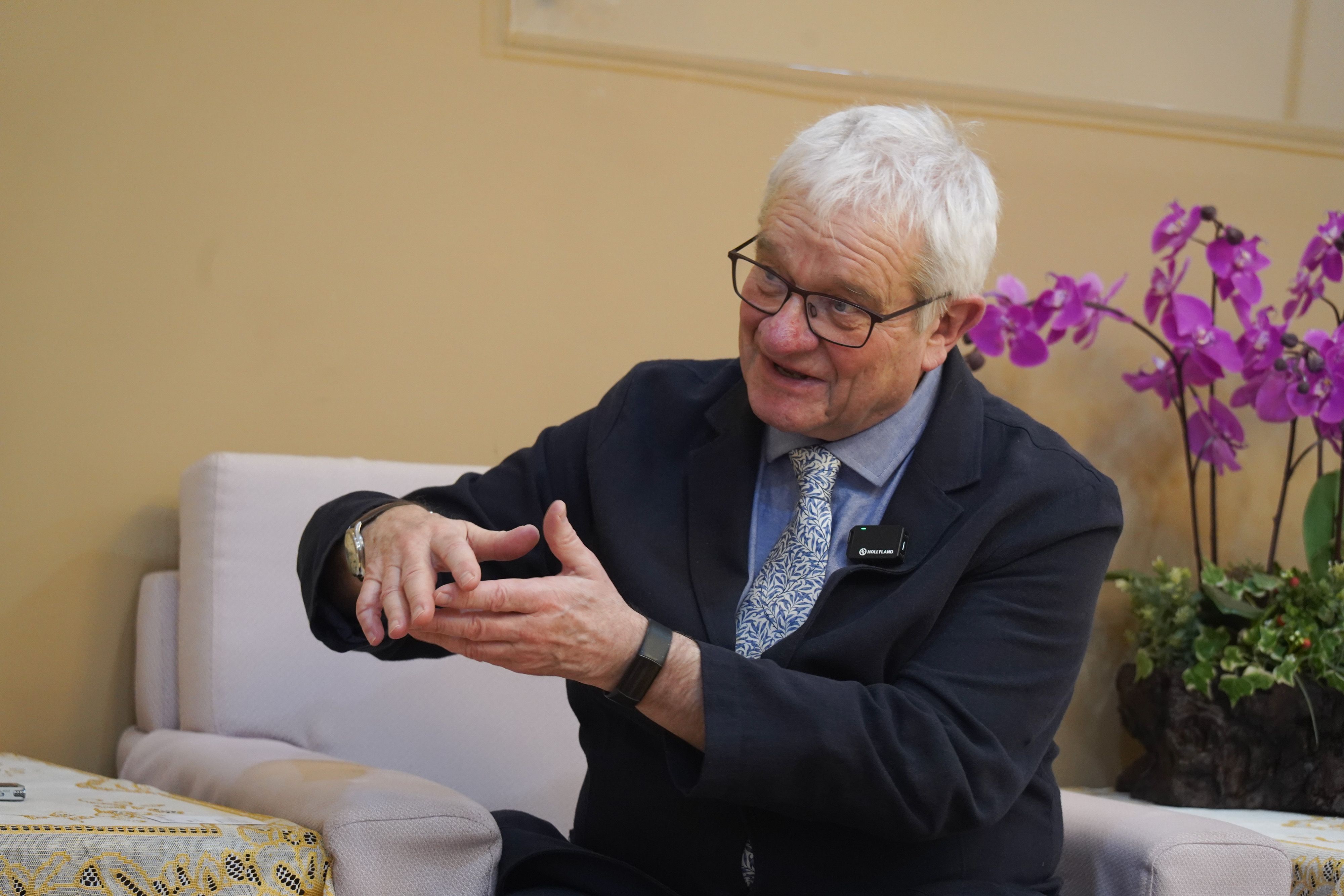 20260211-諾貝爾獎得主Sir Paul Nurse專訪。(蔡親傑攝)