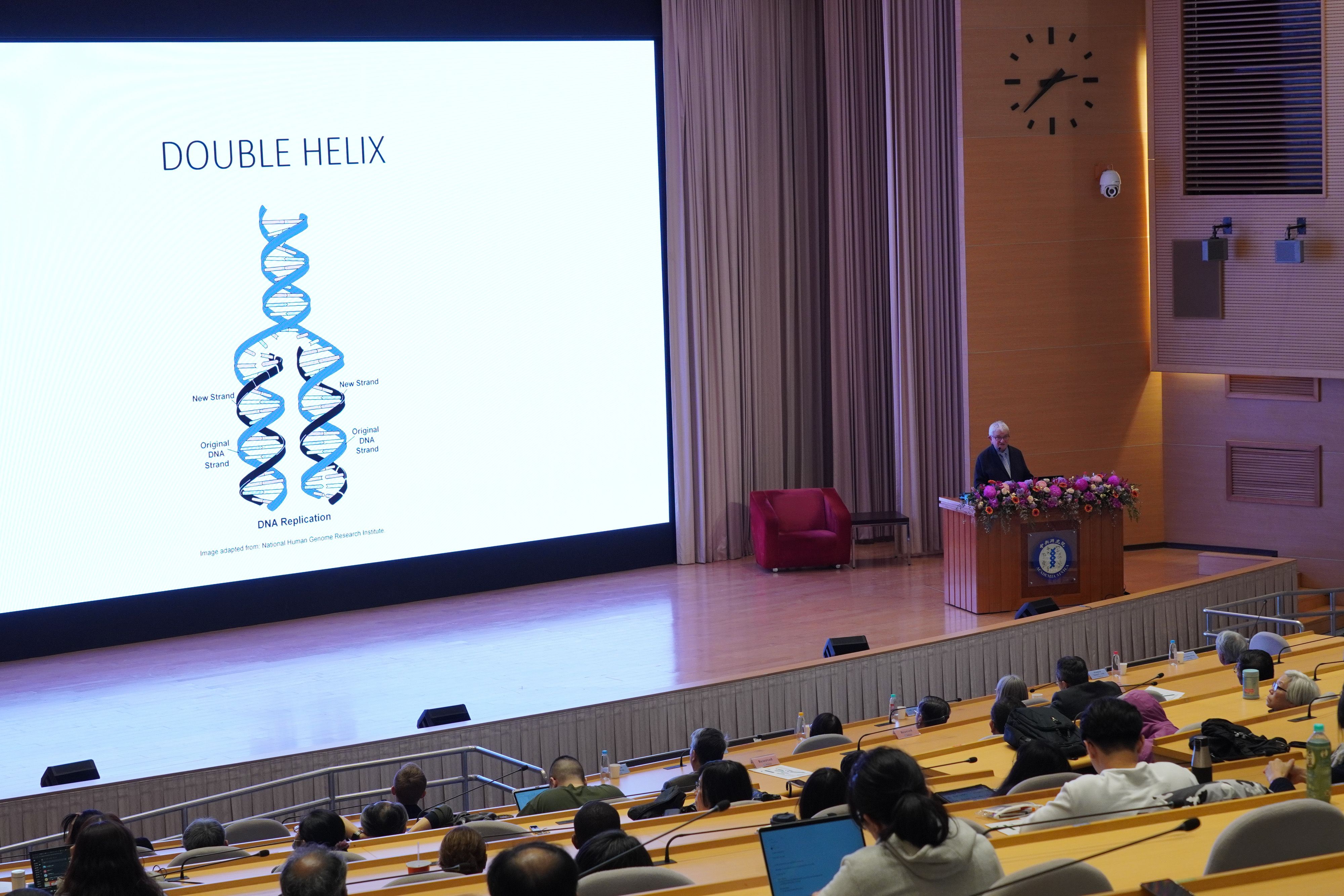 20260211-諾貝爾獎得主Sir Paul Nurse演講。(蔡親傑攝)