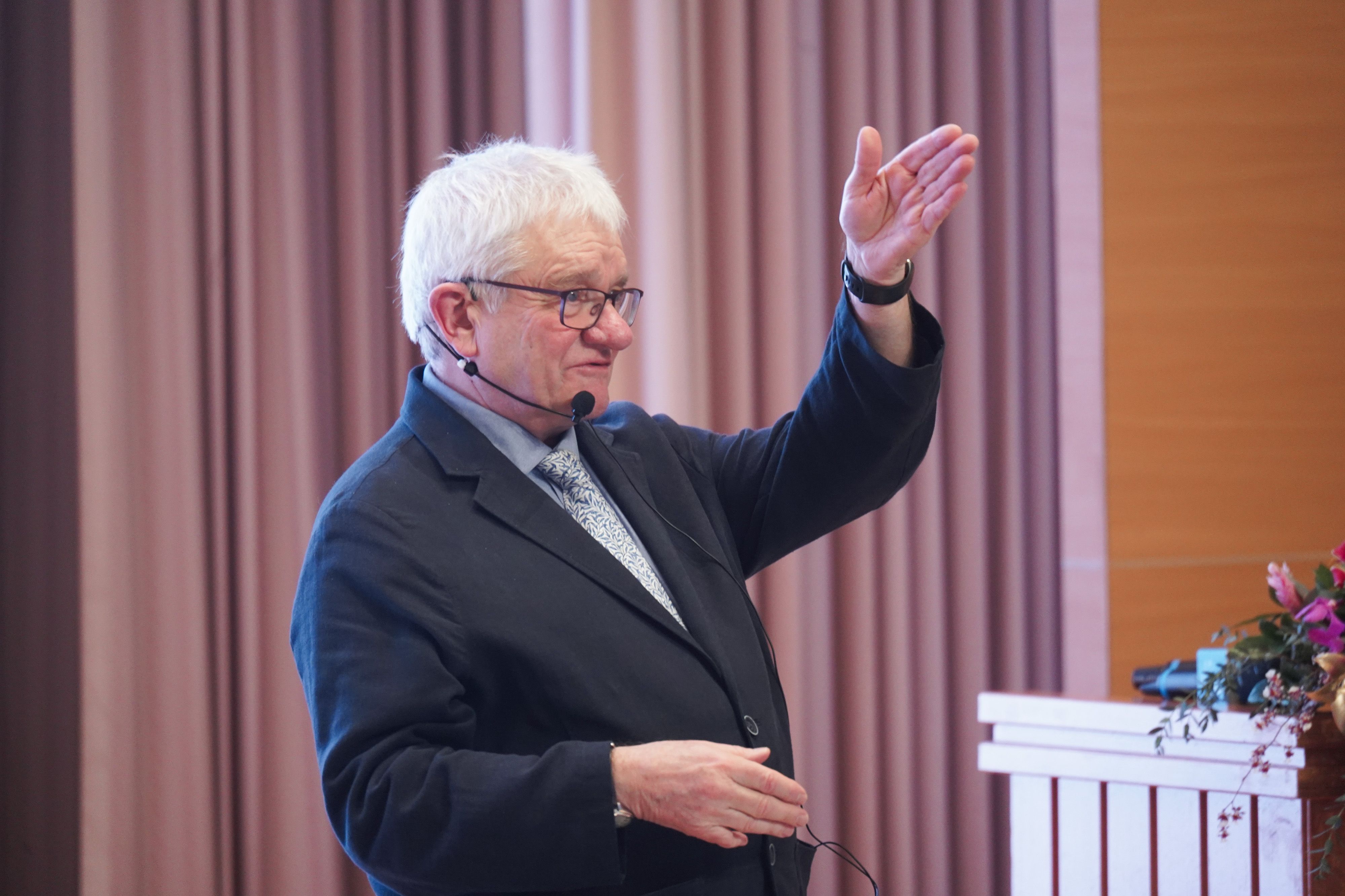 20260211-諾貝爾獎得主Sir Paul Nurse演講。(蔡親傑攝)