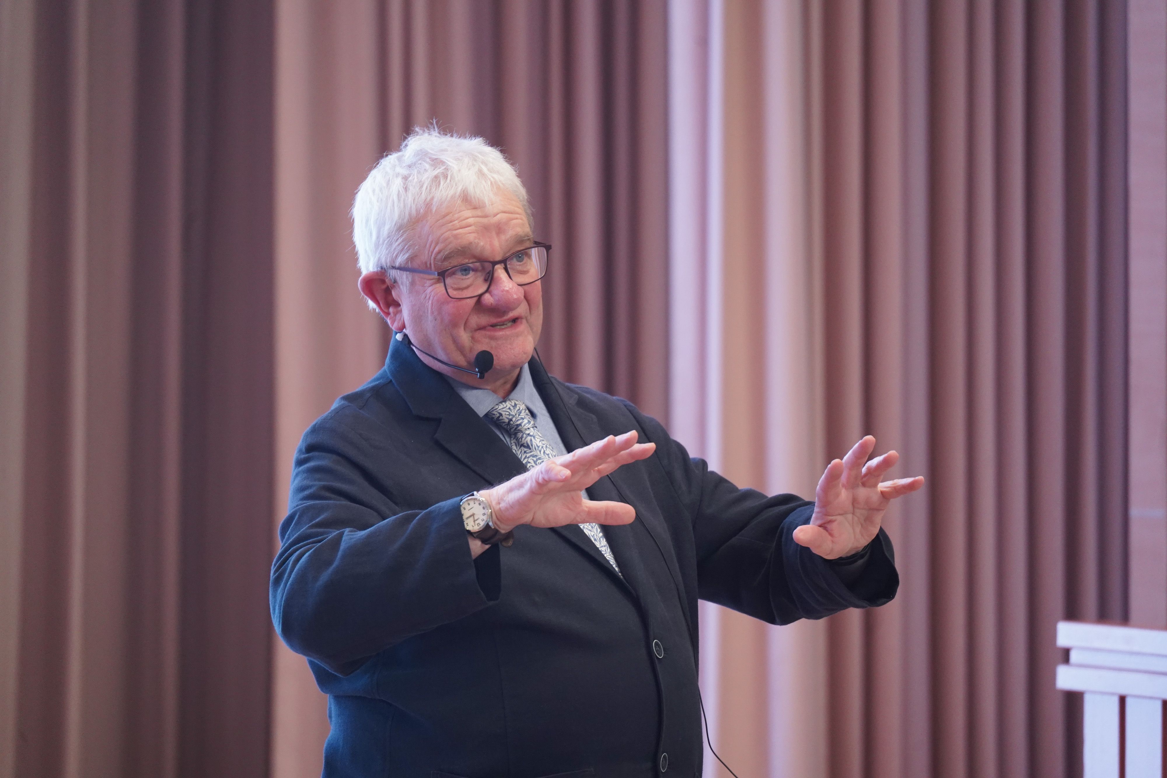 20260211-諾貝爾獎得主Sir Paul Nurse演講。(蔡親傑攝)