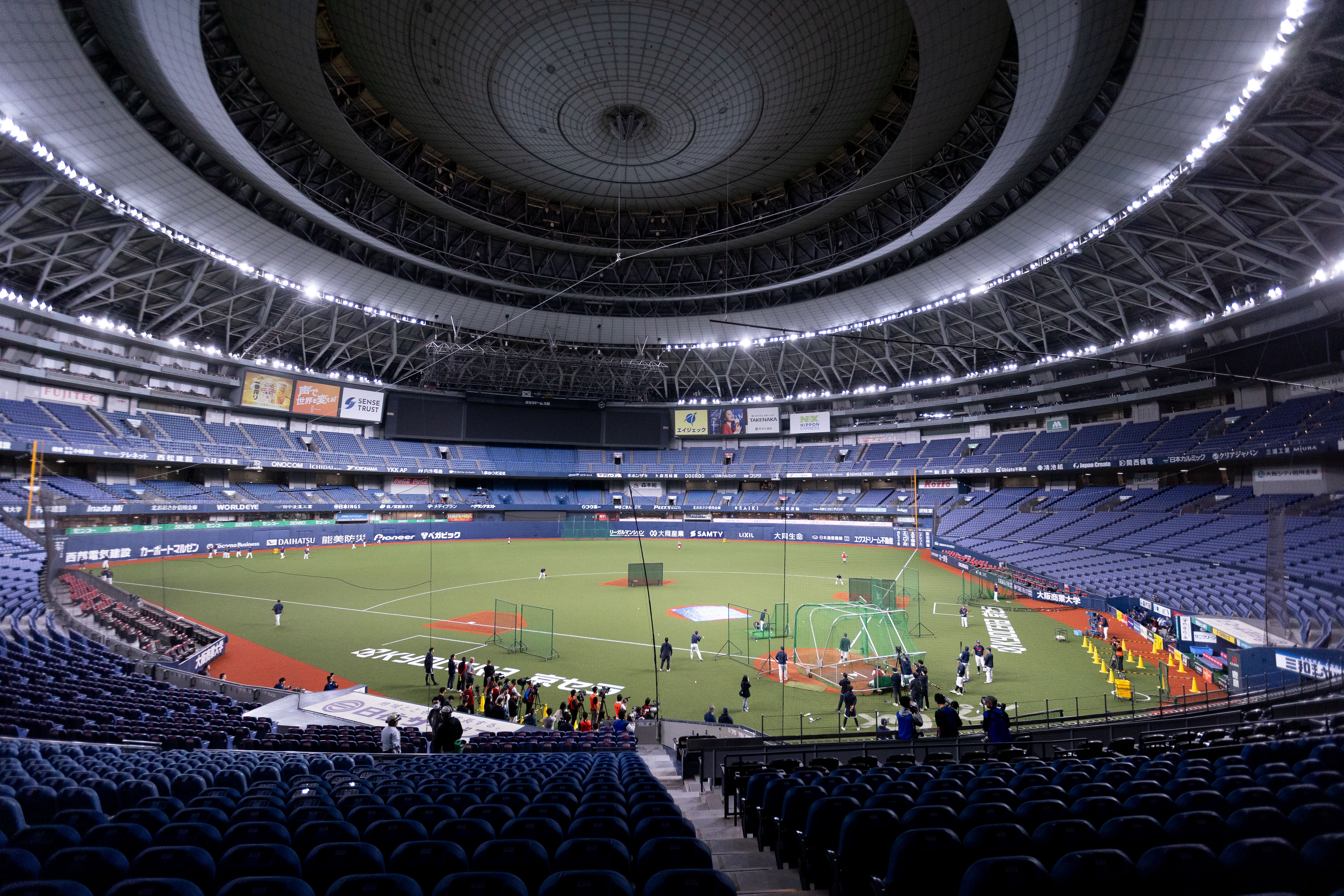 侍ジャパンは菊池雄星や新たに合流した村上宗隆らメジャー組を迎え、井端監督の下でWBC本番を見据えた最終調整に入った。丁勤紜