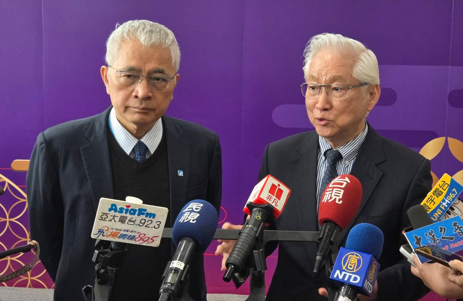 工研院董事長吳政忠（右）表示，工研院已布局中長程技術策略與藍圖，並運用科研實力，協助臺灣產業擴展全球市場。（圖／方詠騰攝）