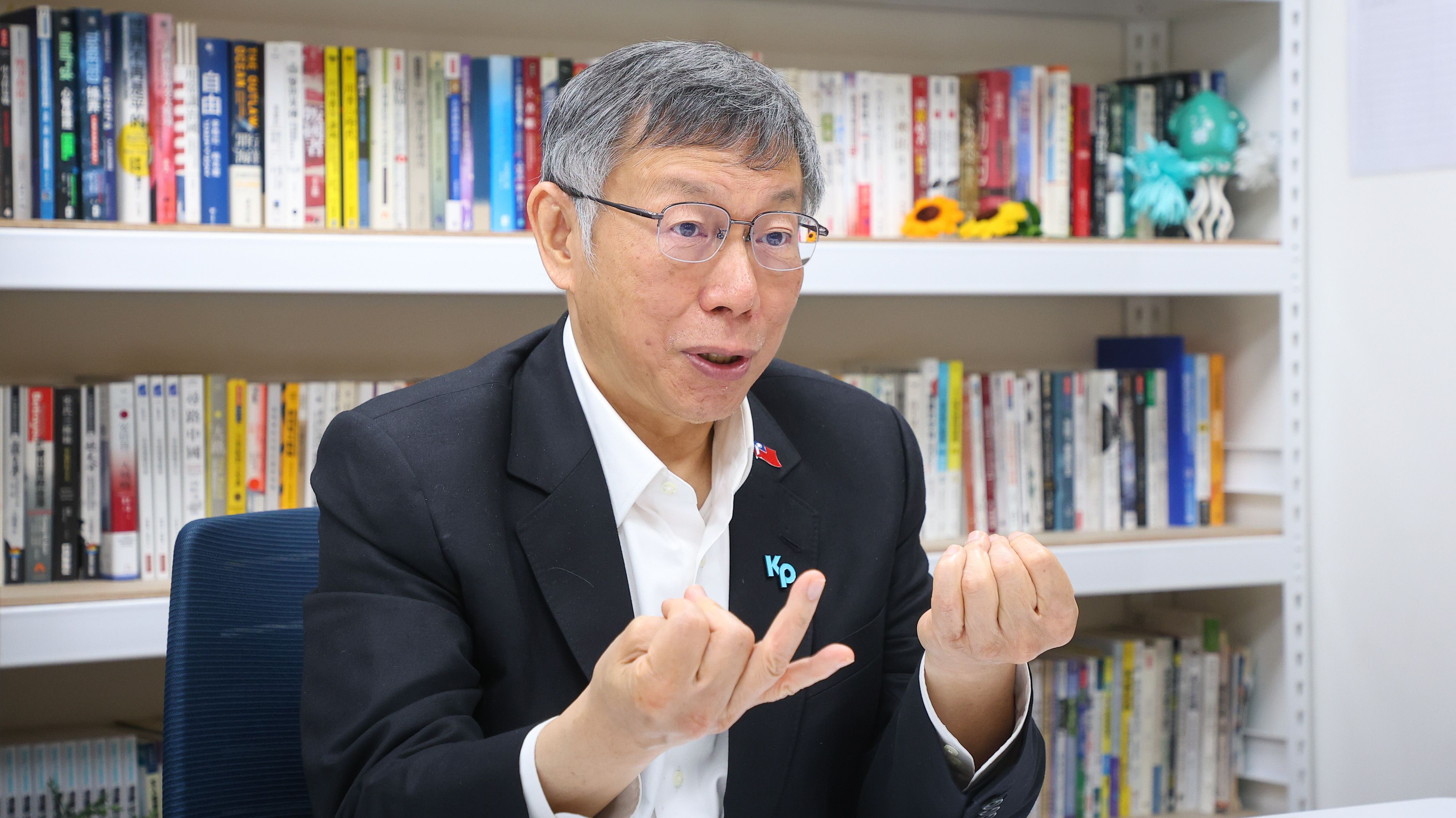 20260304-民眾黨創黨主席柯文哲專訪。（顏麟宇攝）