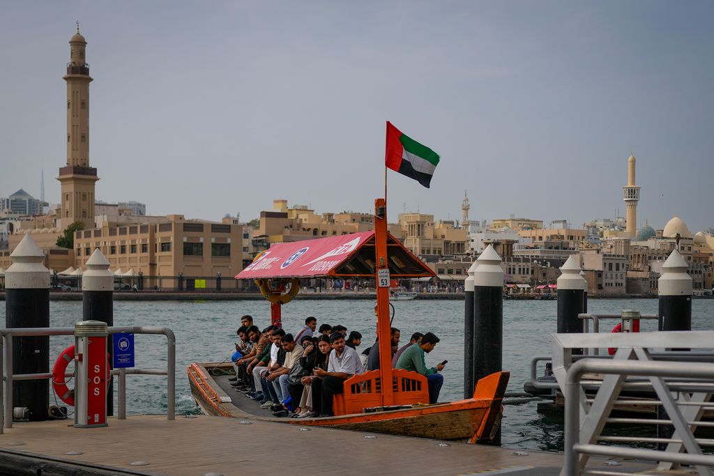 阿聯大公國城邦杜拜的街景。（美聯社）