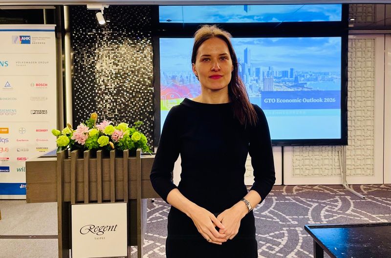 德國經濟辦事處首席代表蘭依樺(Eva Langerbeck)( 謝錦芳攝）