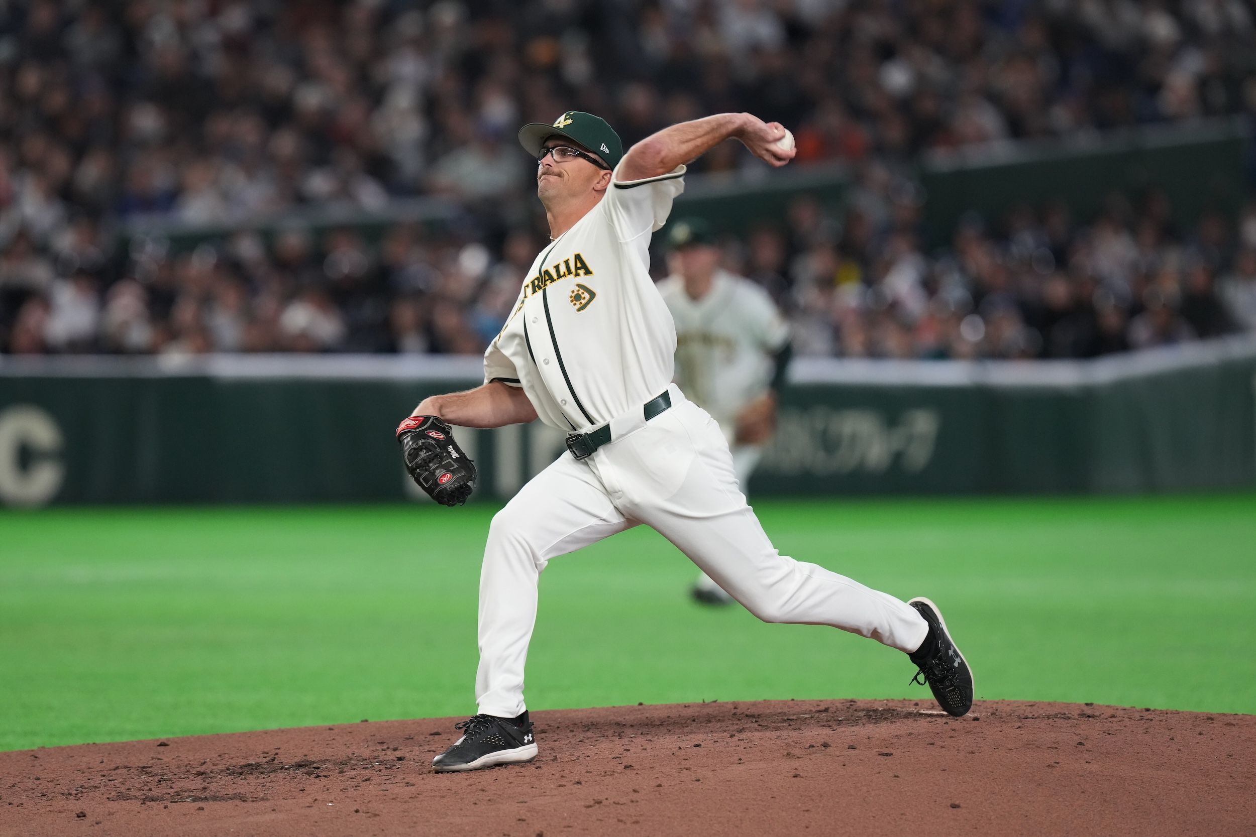 澳洲投手Alex Wells。（美聯社）