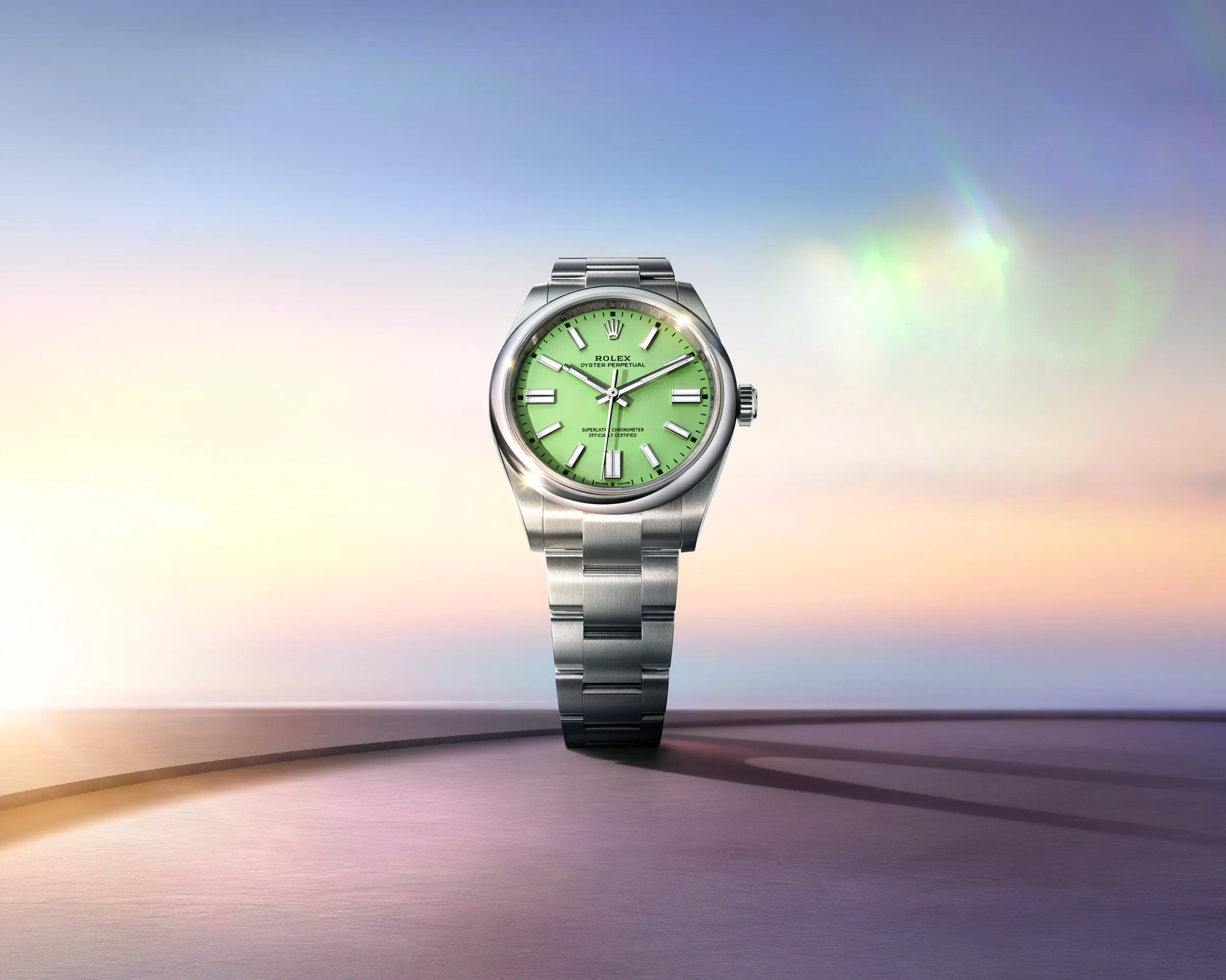 ROLEX 勞力士 Oyster Perpetual 41，蠔式鋼款©Rolex／stojan_價格店洽。(圖/麗晶精品)