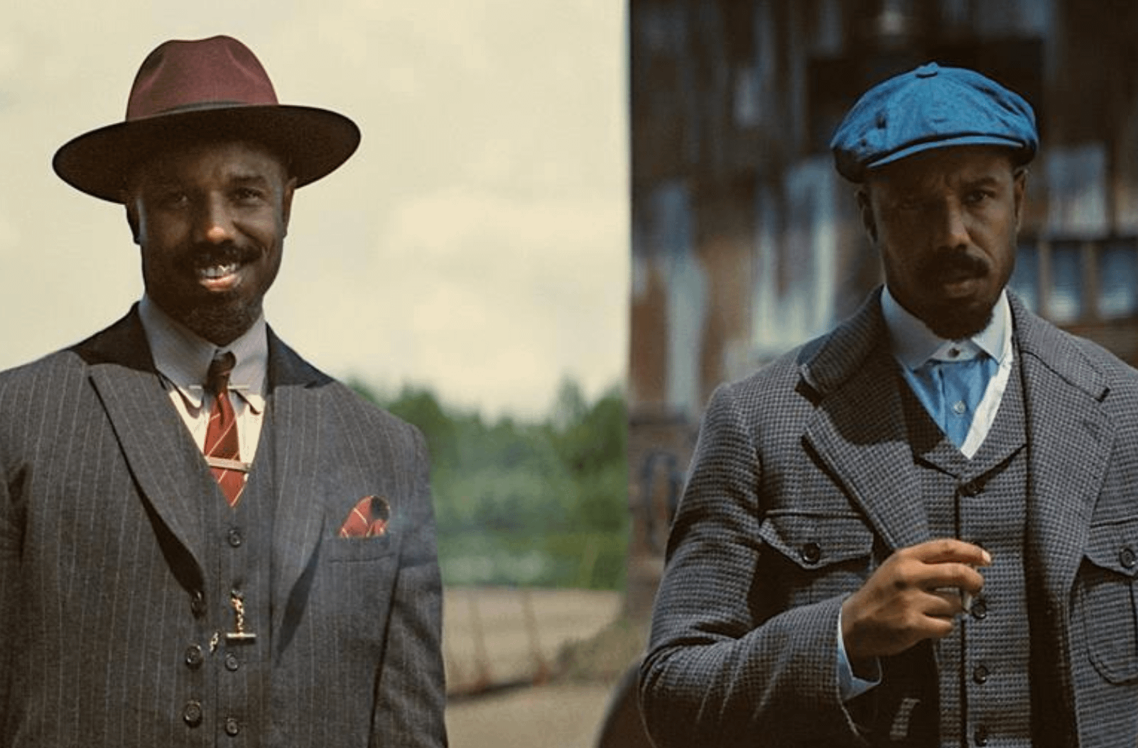 電影《罪人》由麥可・B・喬丹一人分飾兩角，講述一對雙胞胎兄弟在 1930 年代重返美國南方故鄉、開辦藍調酒館，卻在開張之夜遭逢超自然詛咒與吸血鬼恐怖襲擊。（圖片來源：IMDb）