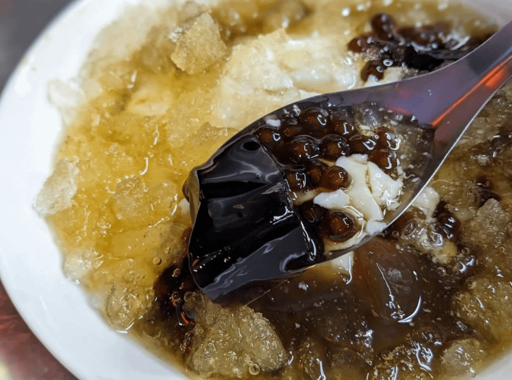 遼寧街夜市美食推薦：遼寧街紅心粉圓。（圖／取自google map_濃湯棒）