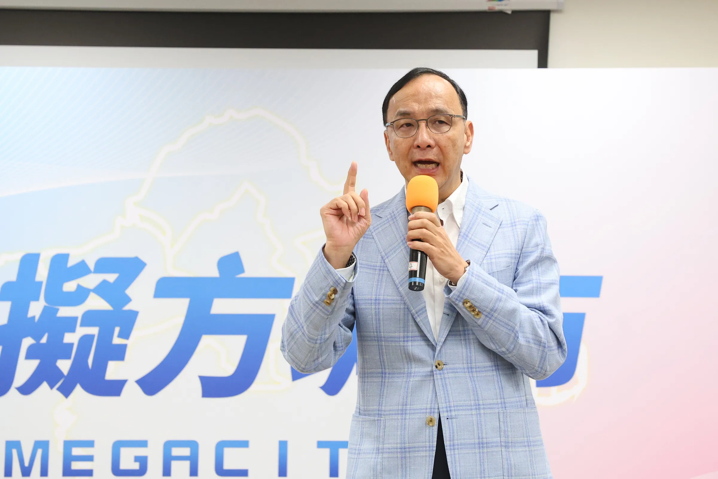 前国民党主席・朱立倫氏はイベントに出席した。（顔麟宇撮影）