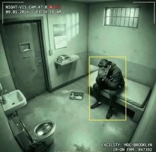 X社群平台流傳一張疑似是委內瑞拉前總統馬杜洛被關押的照片。（圖／翻攝自X平台@MonseTalleyrand）