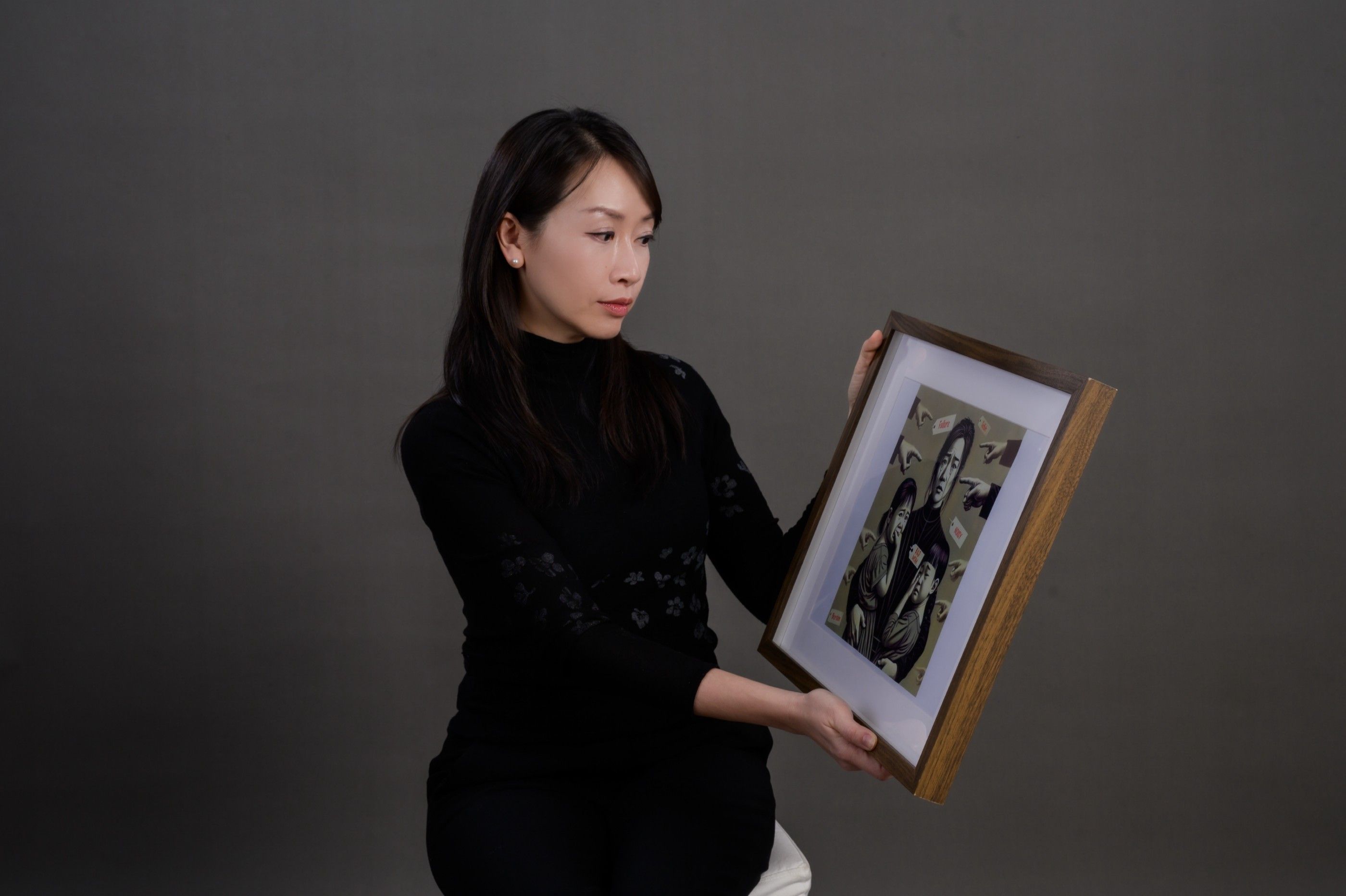 我的視界展覽創始策展人蔡理薇說：「我希望在台灣創造一個安全的空間，讓人們可以表達那些長久以來深藏在心中的情緒與歷程。」（我的視界展覽提供）