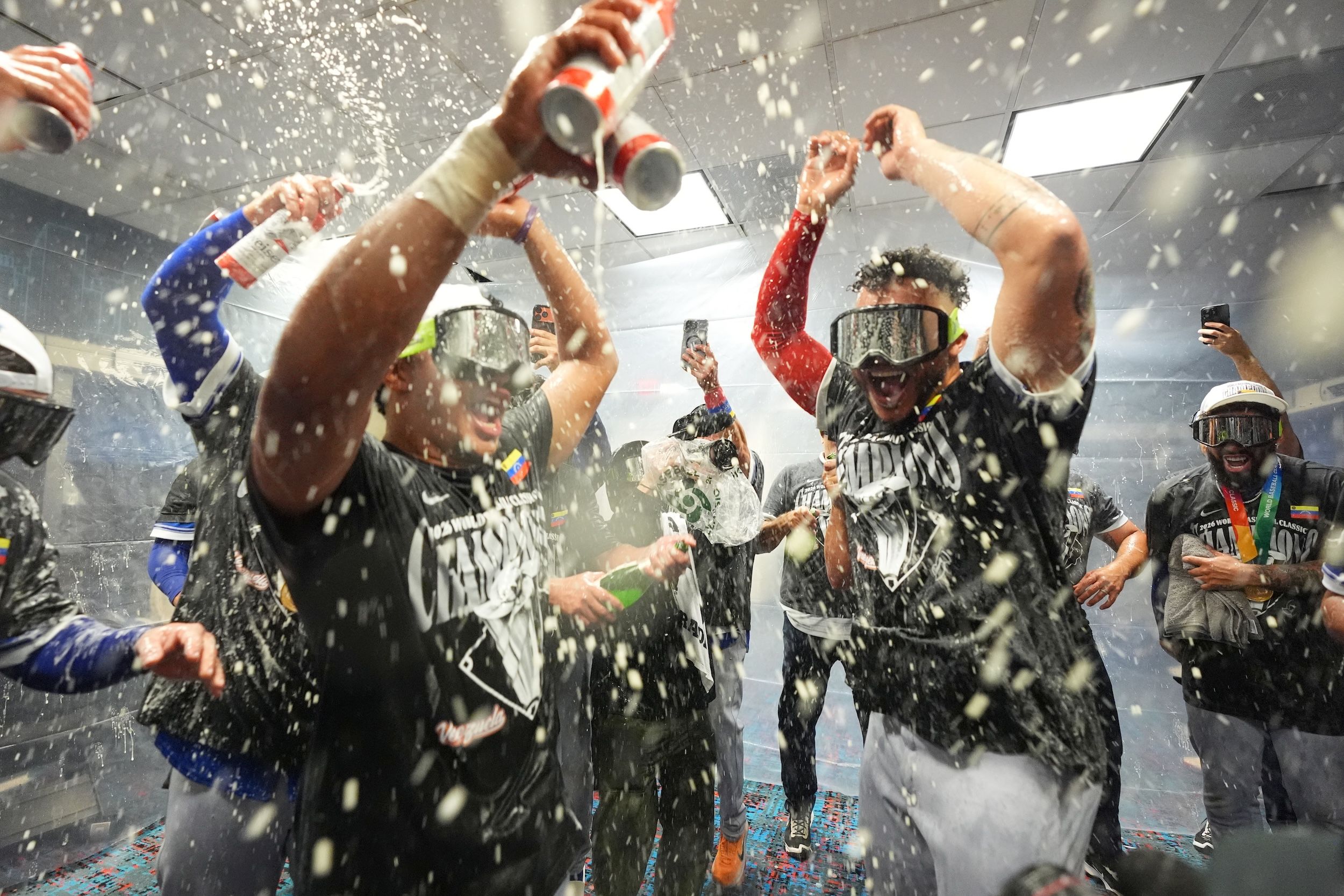 2026年3月17日，委內瑞拉在WBC冠軍戰擊敗美國隊。（美聯社）