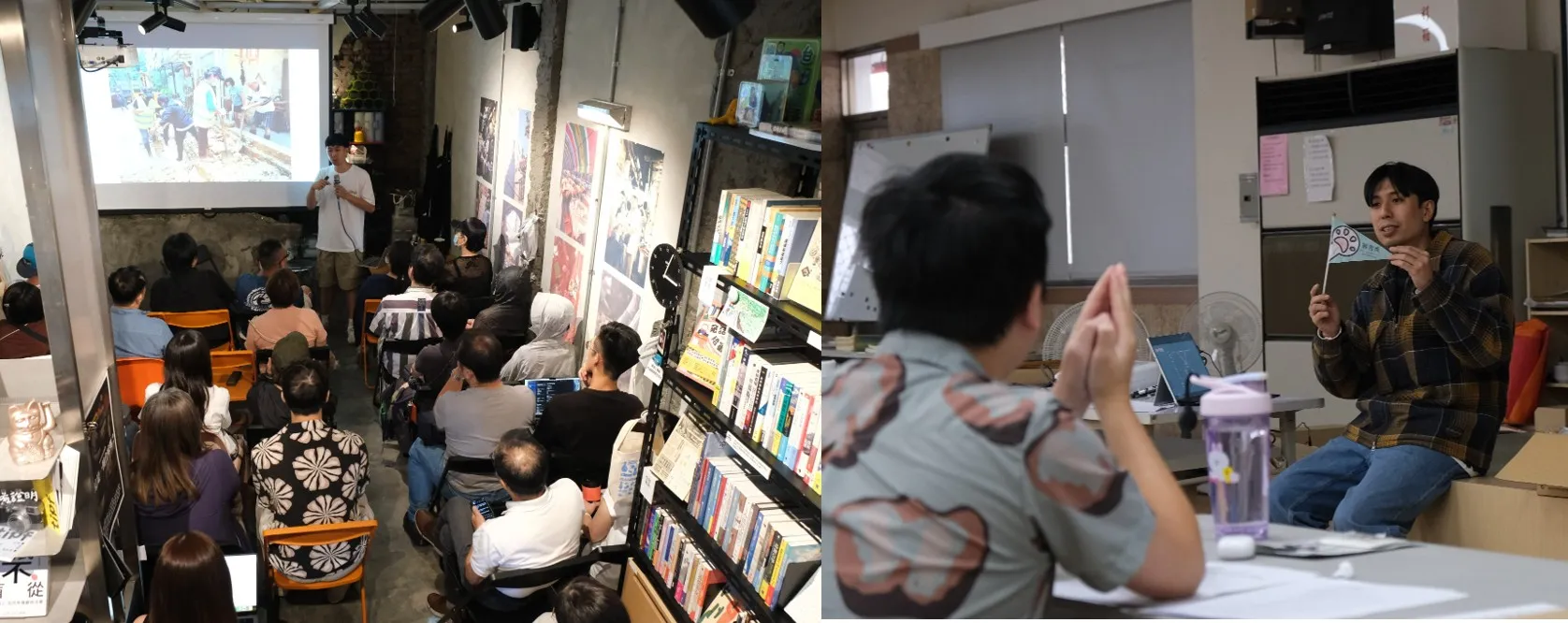  村里長參選說明會現場，郭書成不僅給予鼓勵，更誠實地「勸退」不合適者，確保學員對基層治理有深刻且務實的認知。