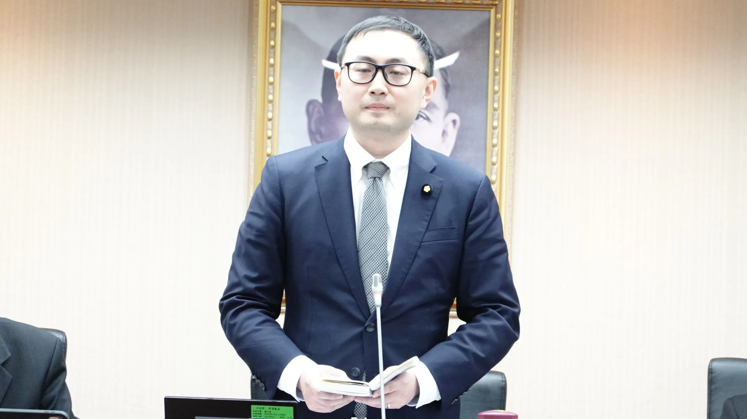 國民黨籍內政委員會召委廖先翔。（楊騰凱攝）