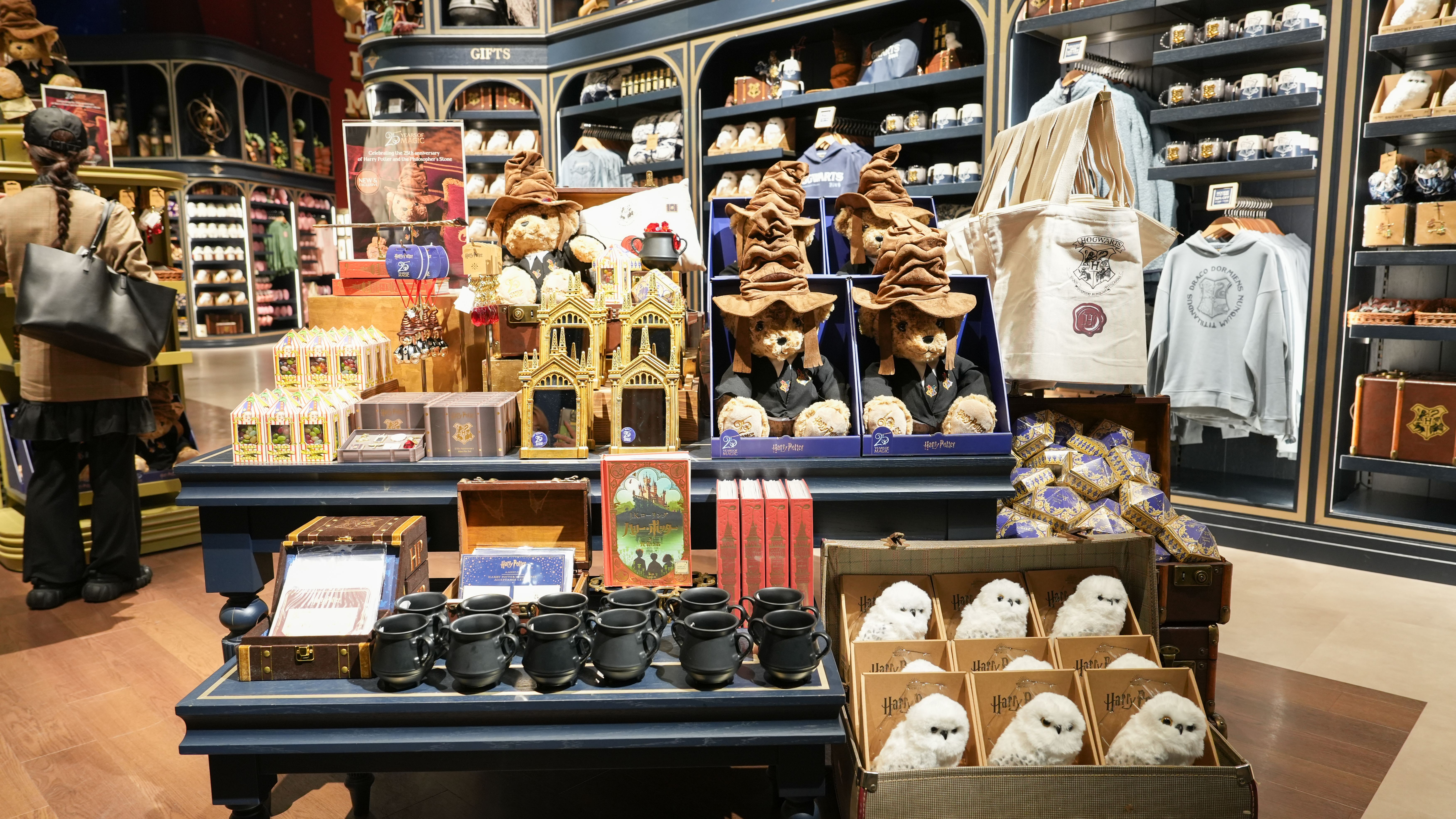 スタジオツアー東京で映画25周年を記念した「ホグワーツからの招待状」が始まり、桜田ひよりと吉川愛が魔法の世界の舞台裏を体験した。Riu（@P_ photo_555 ）