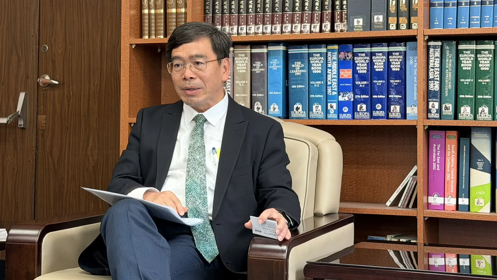 外交部国際協力・経済事務司長の葉至誠